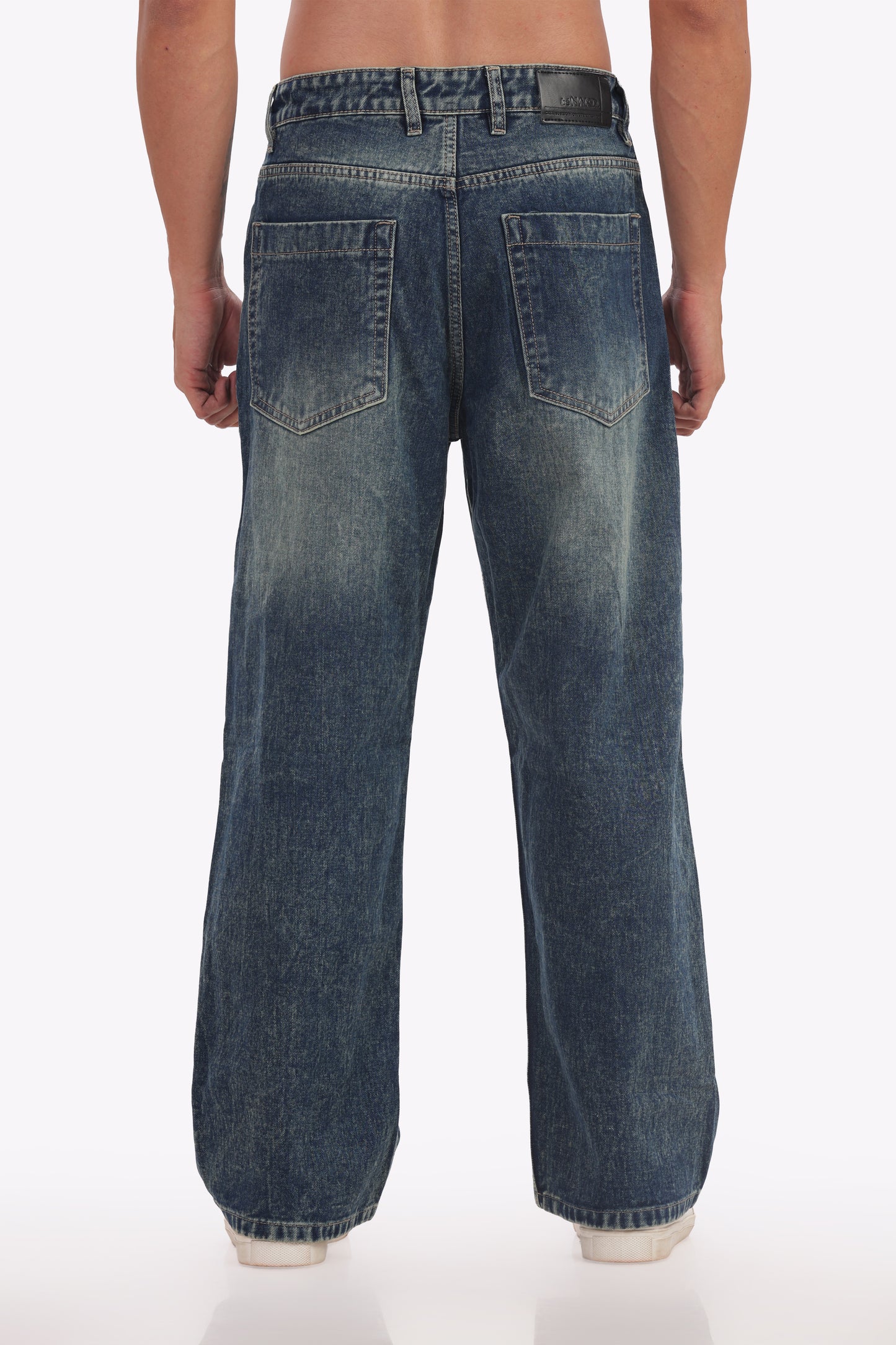 Mens denim pant jean baggy fit
