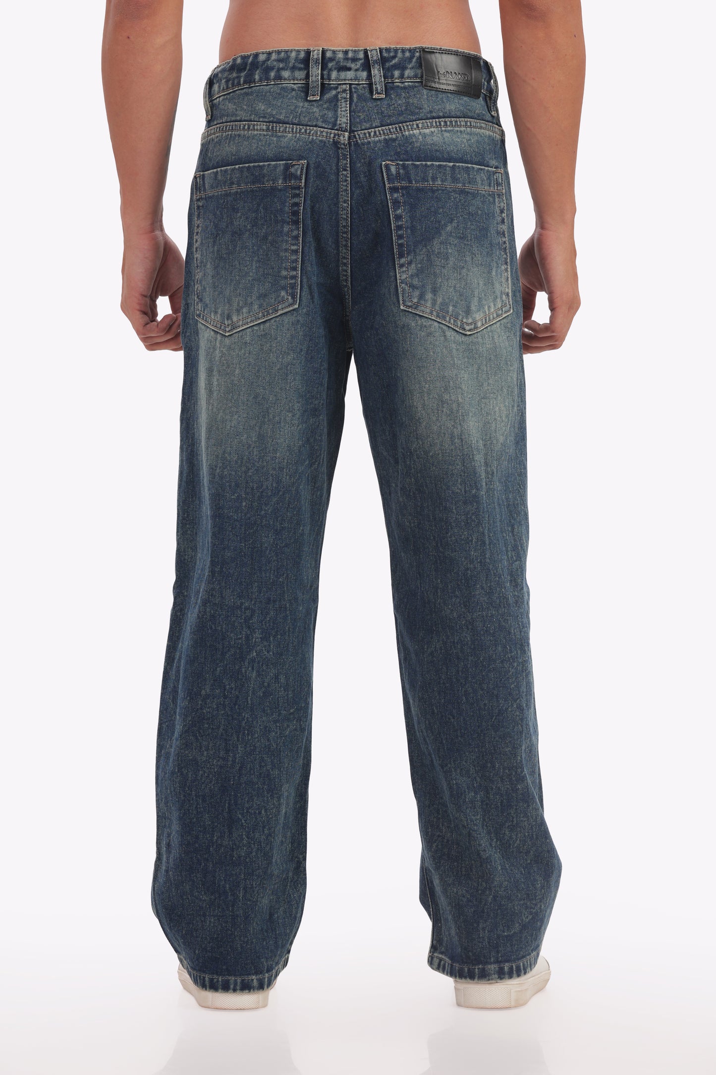 Mens denim pant baggy fit 1