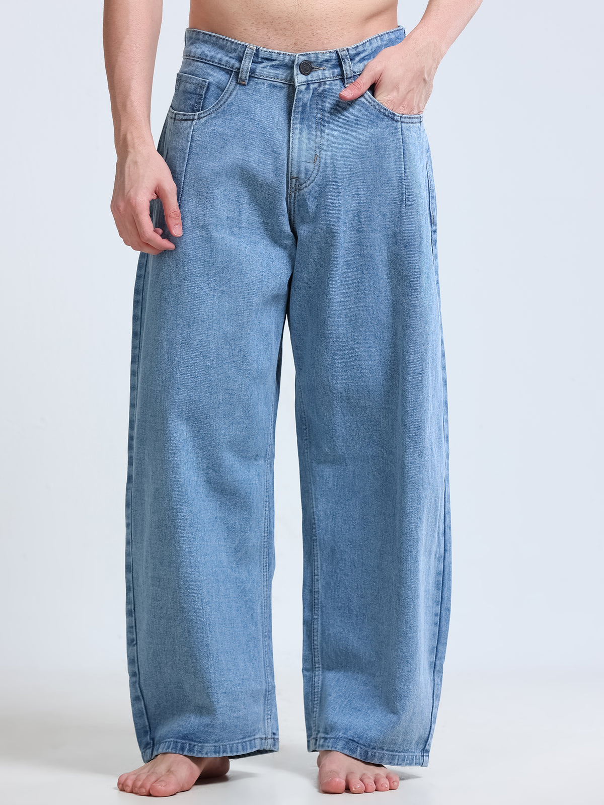 Skyline Wash Wide Jeans