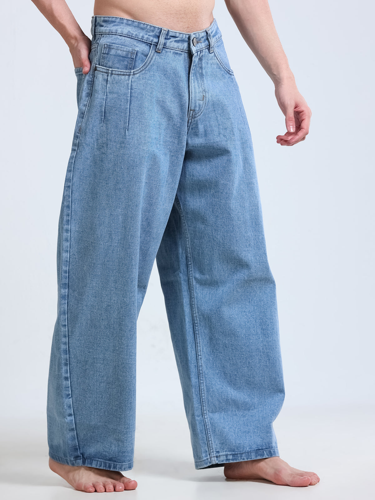 Skyline Wash Wide Jeans