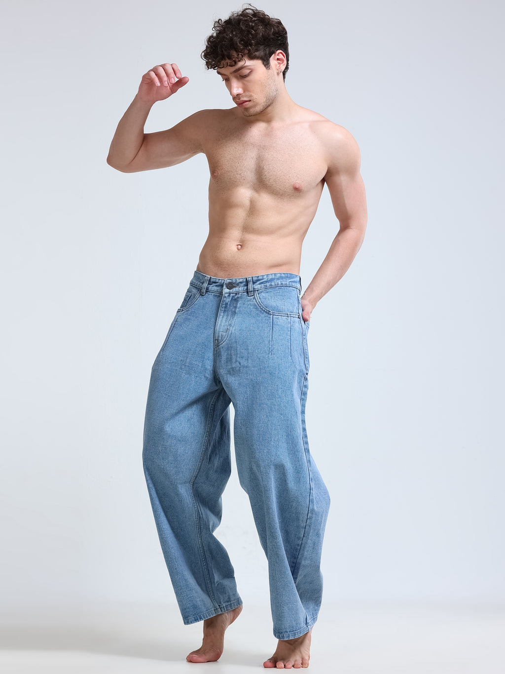 Skyline Wash Wide Jeans