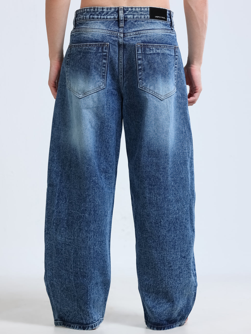 Offset Barrel Jeans