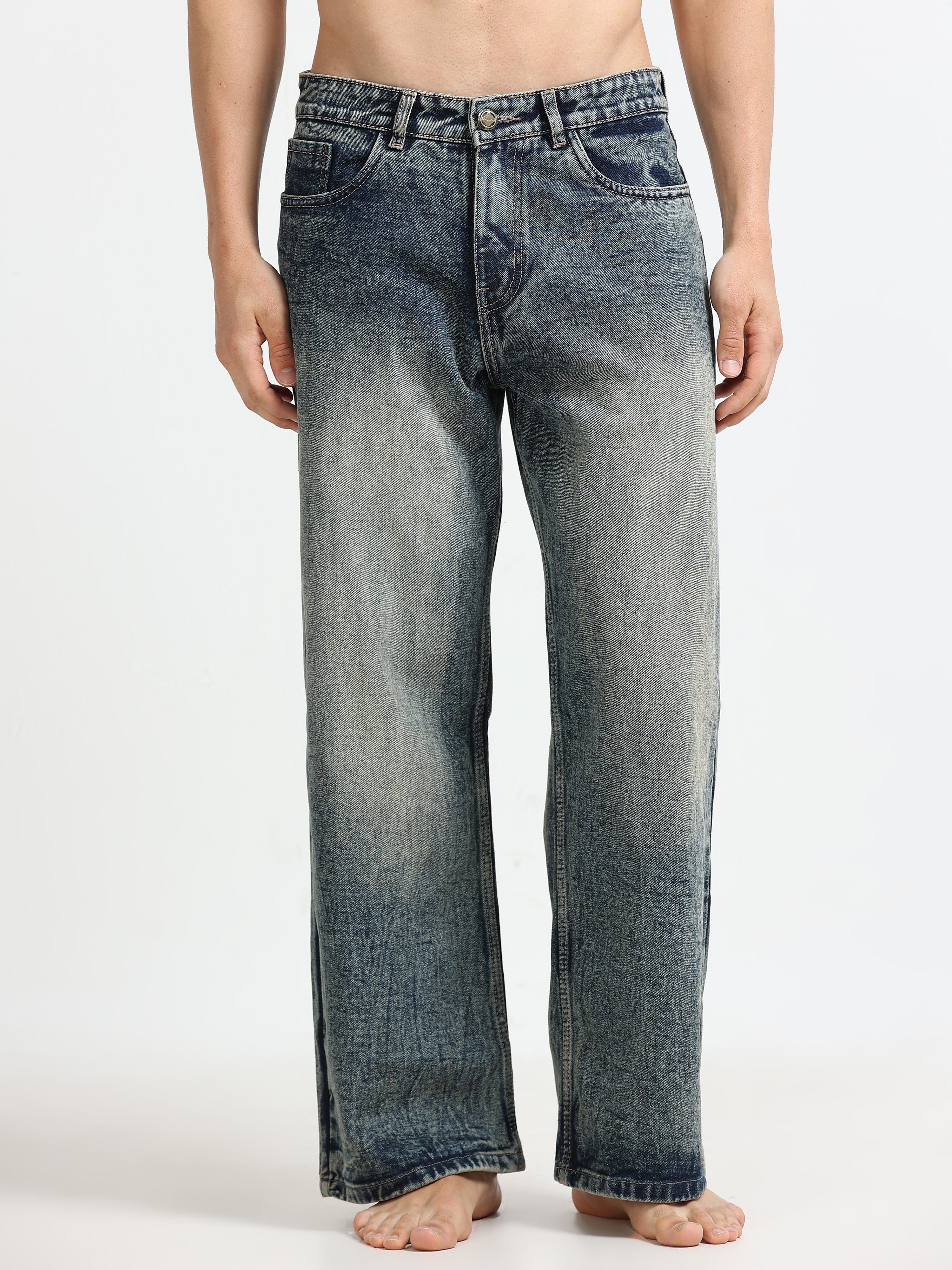 Ash Fade Baggy Denim