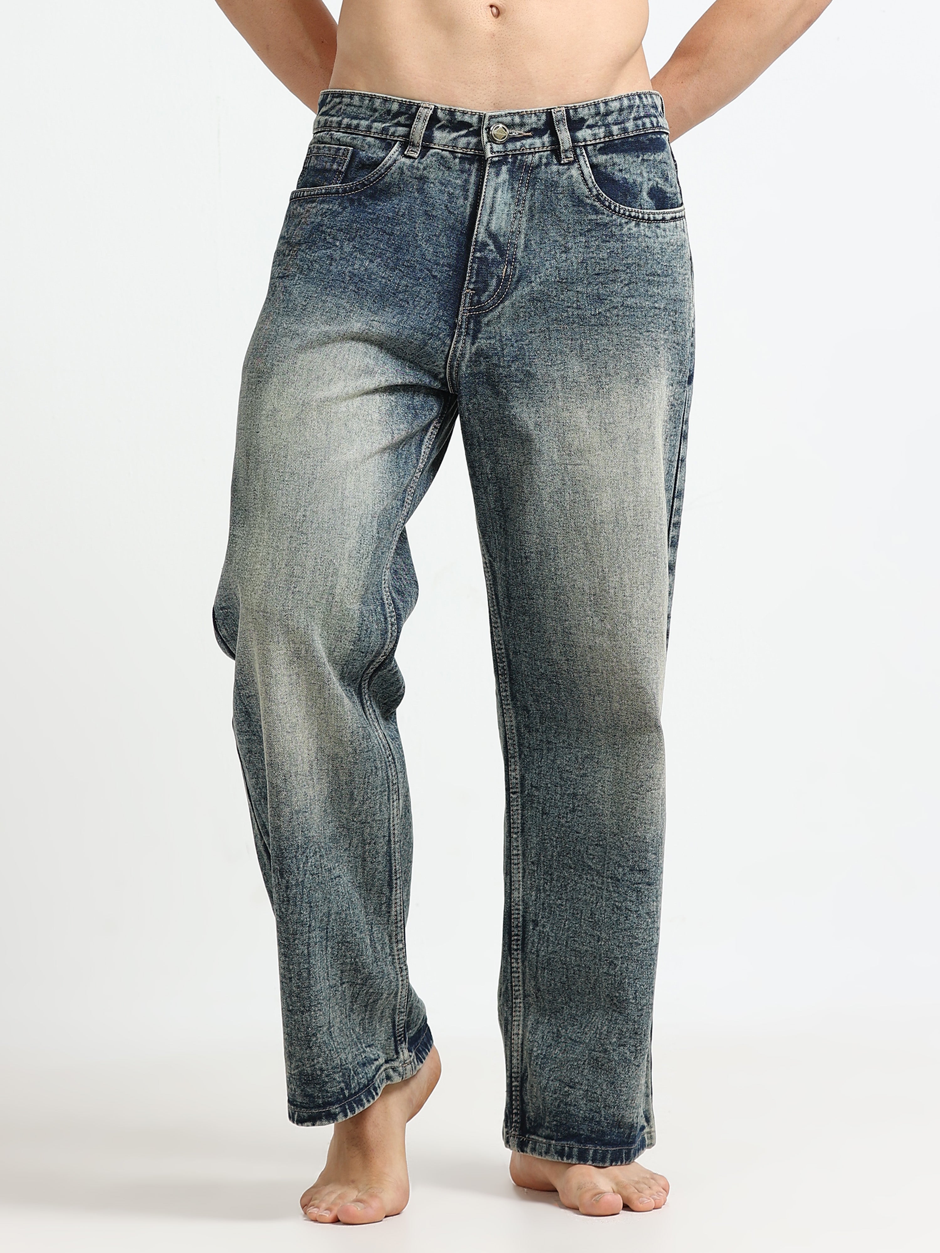 Ash Fade Baggy Denim