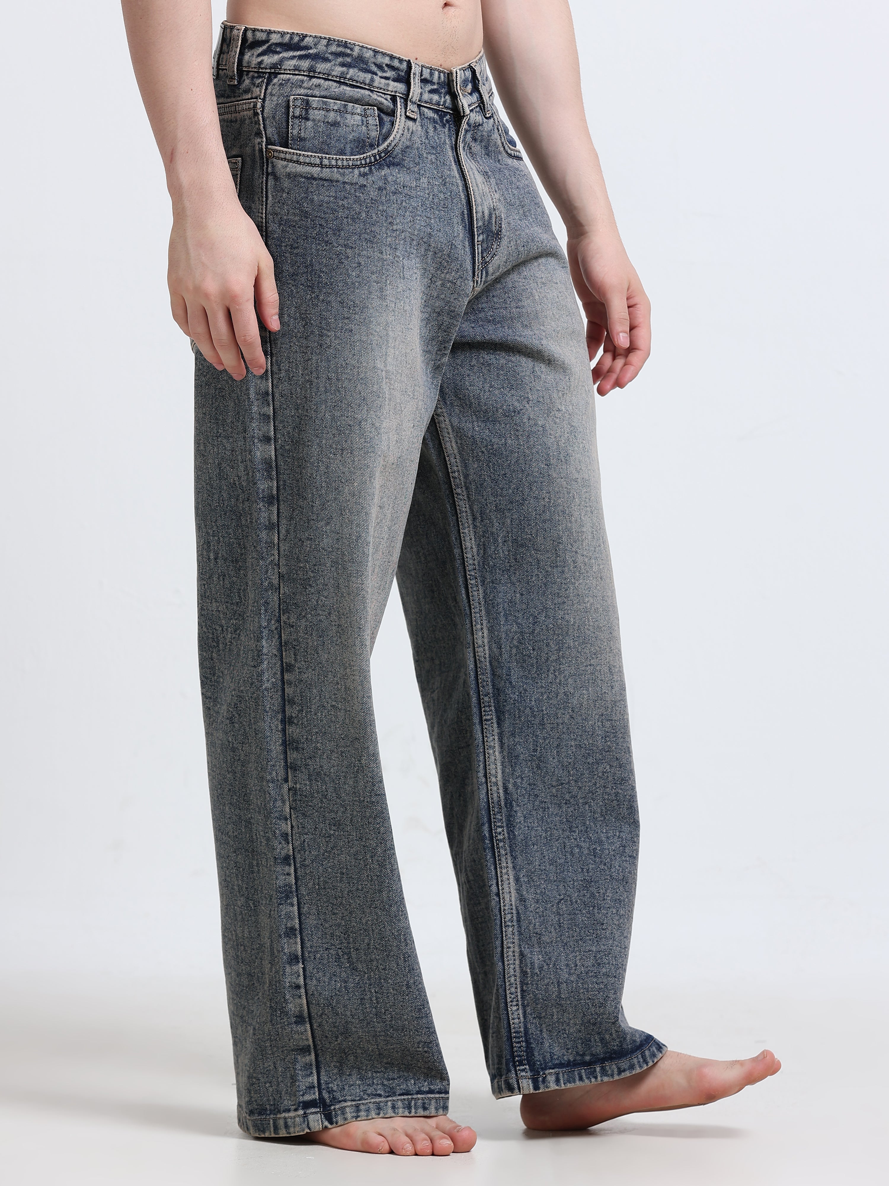NAKD Mineral Smoke Relaxed Jeans