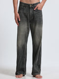 Charcoal Smoke Wide Leg Jeans