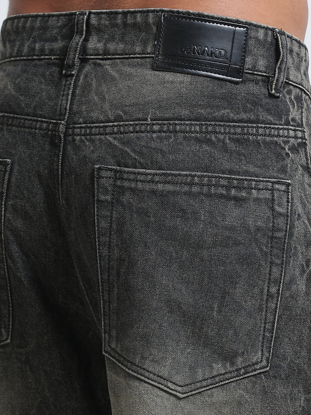 Charcoal Smoke Wide Leg Jeans