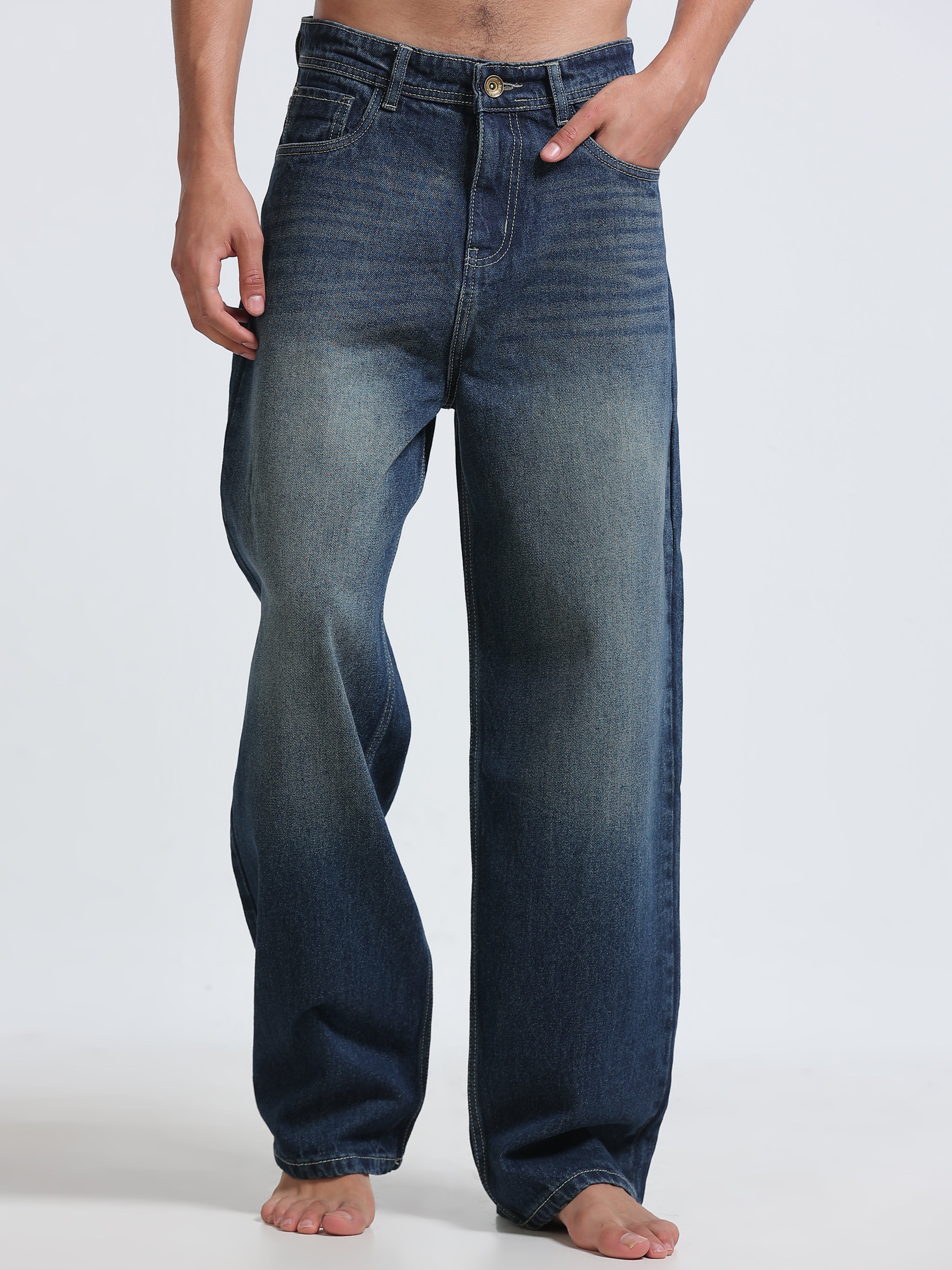 Tidal Wash Baggy Jeans