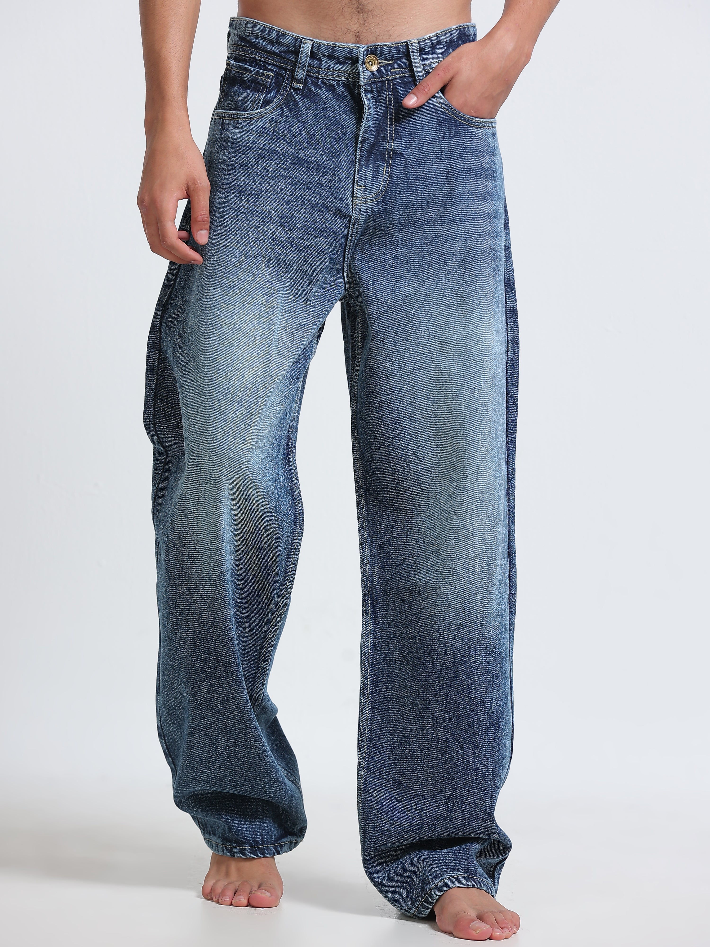 Blue Ember Baggy Jeans