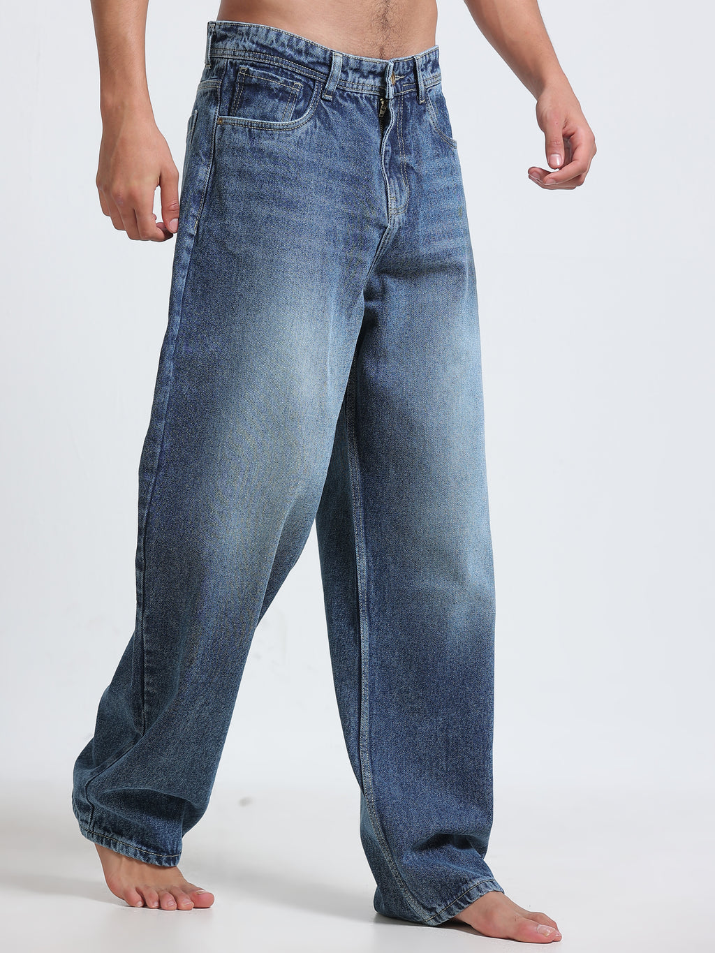 Blue Ember Baggy Jeans
