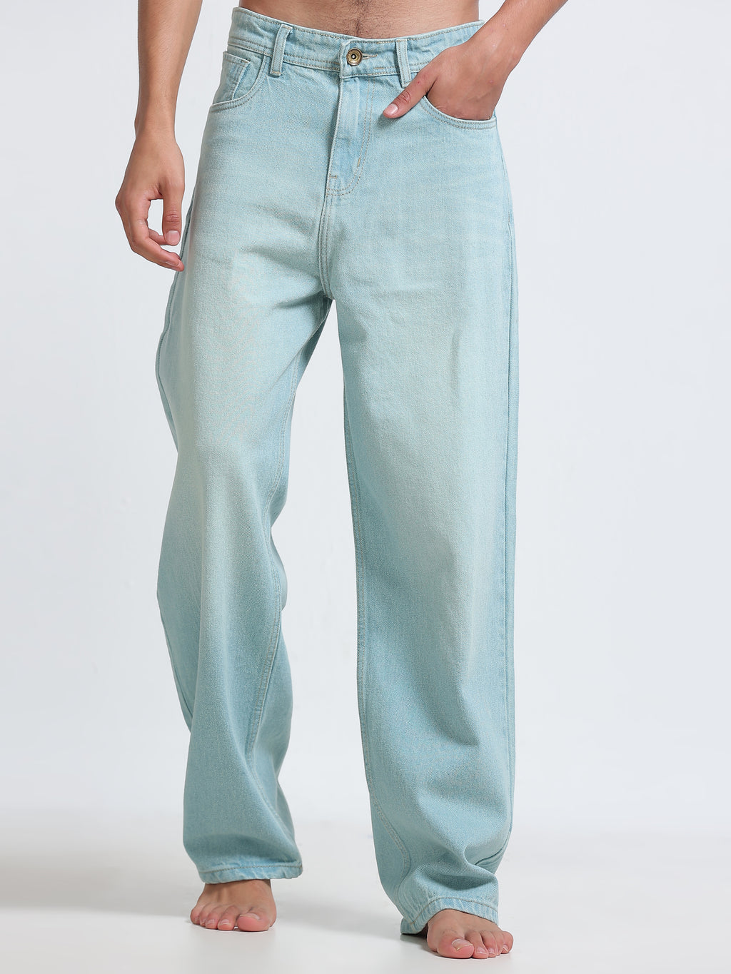 Ice Mist Baggy Jeans