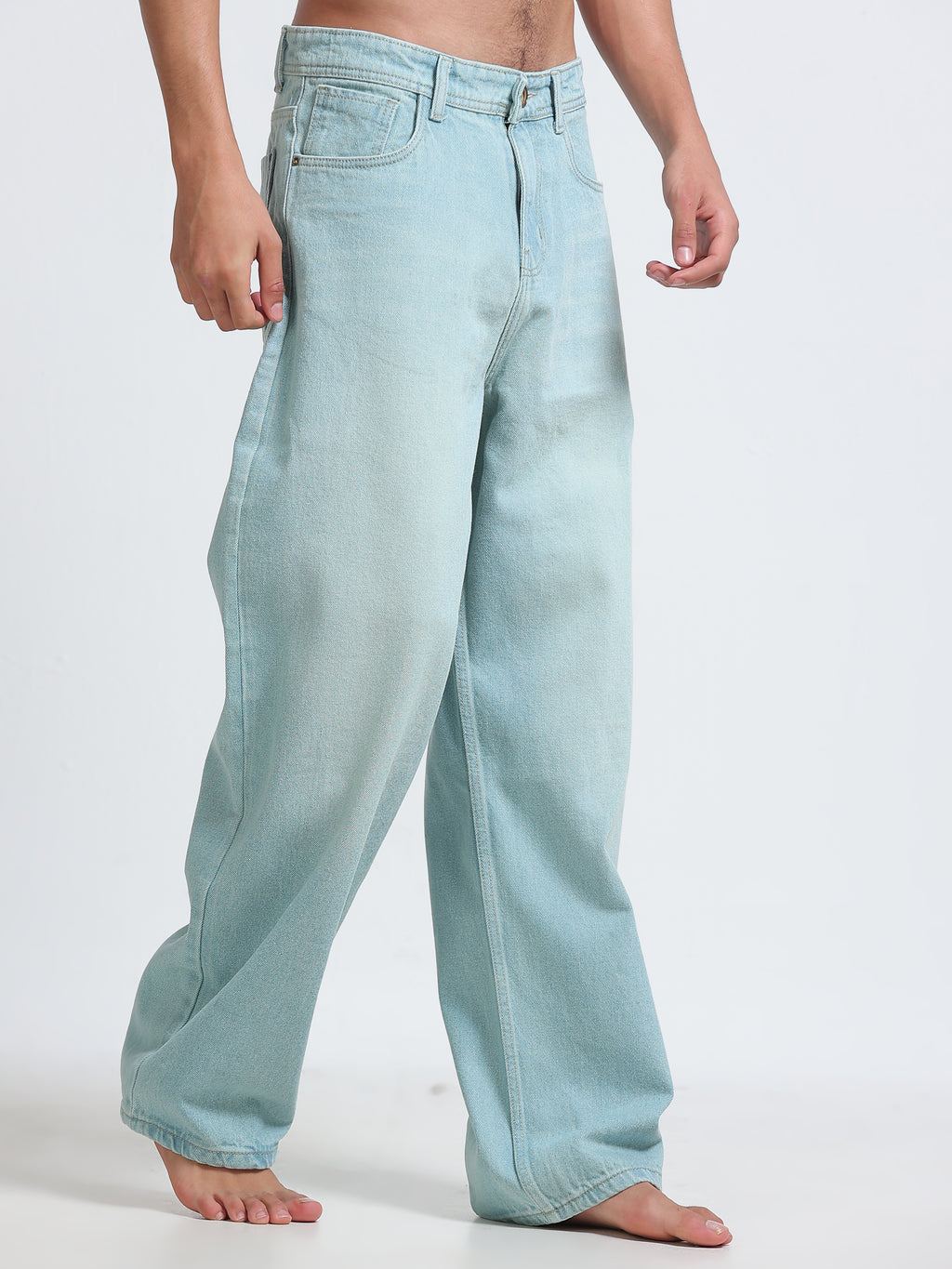 Ice Mist Baggy Jeans