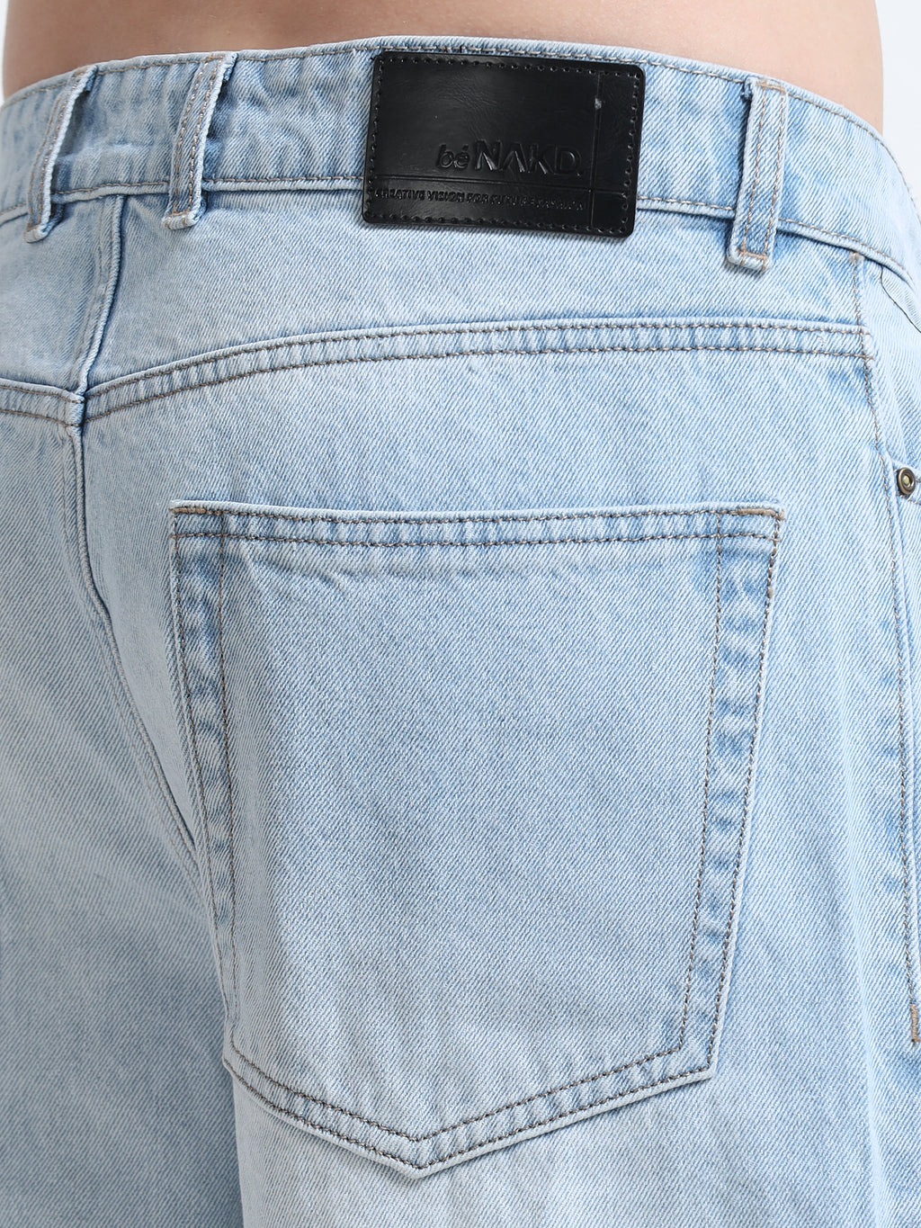 The Ice Wash Wide Leg Jeans