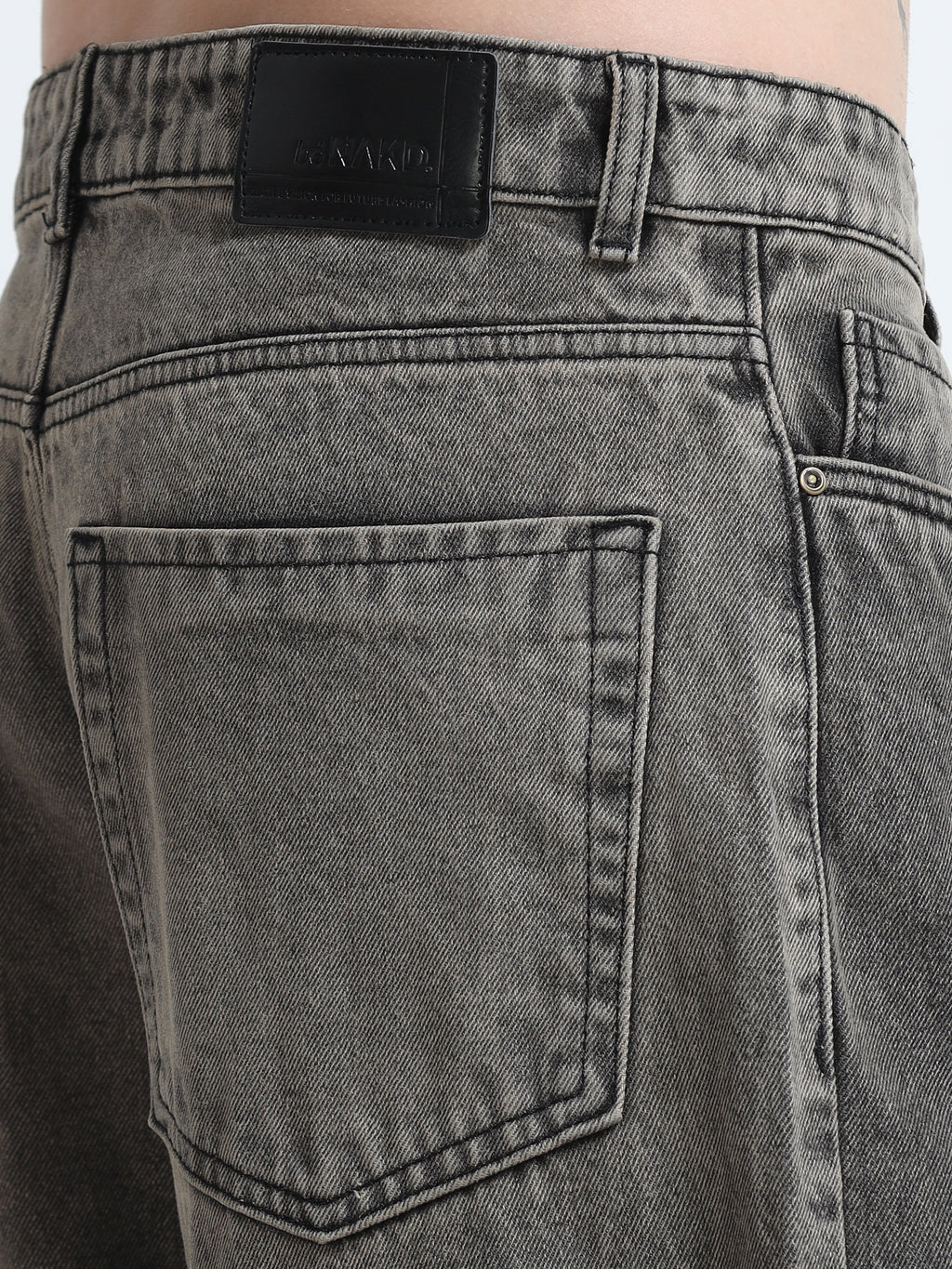 Carbon Fade Wide Leg Jeans