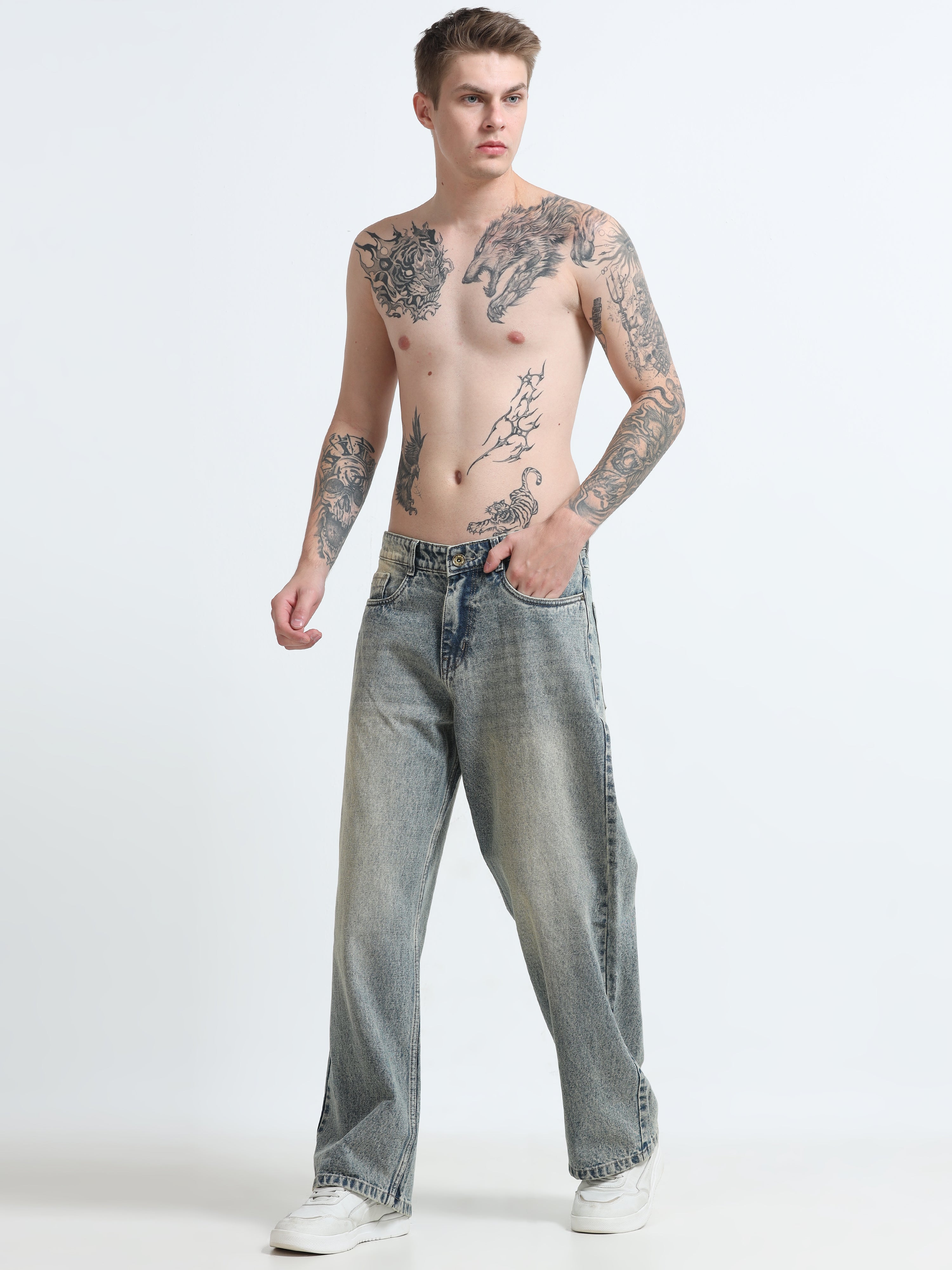 The Grime Wash Baggy