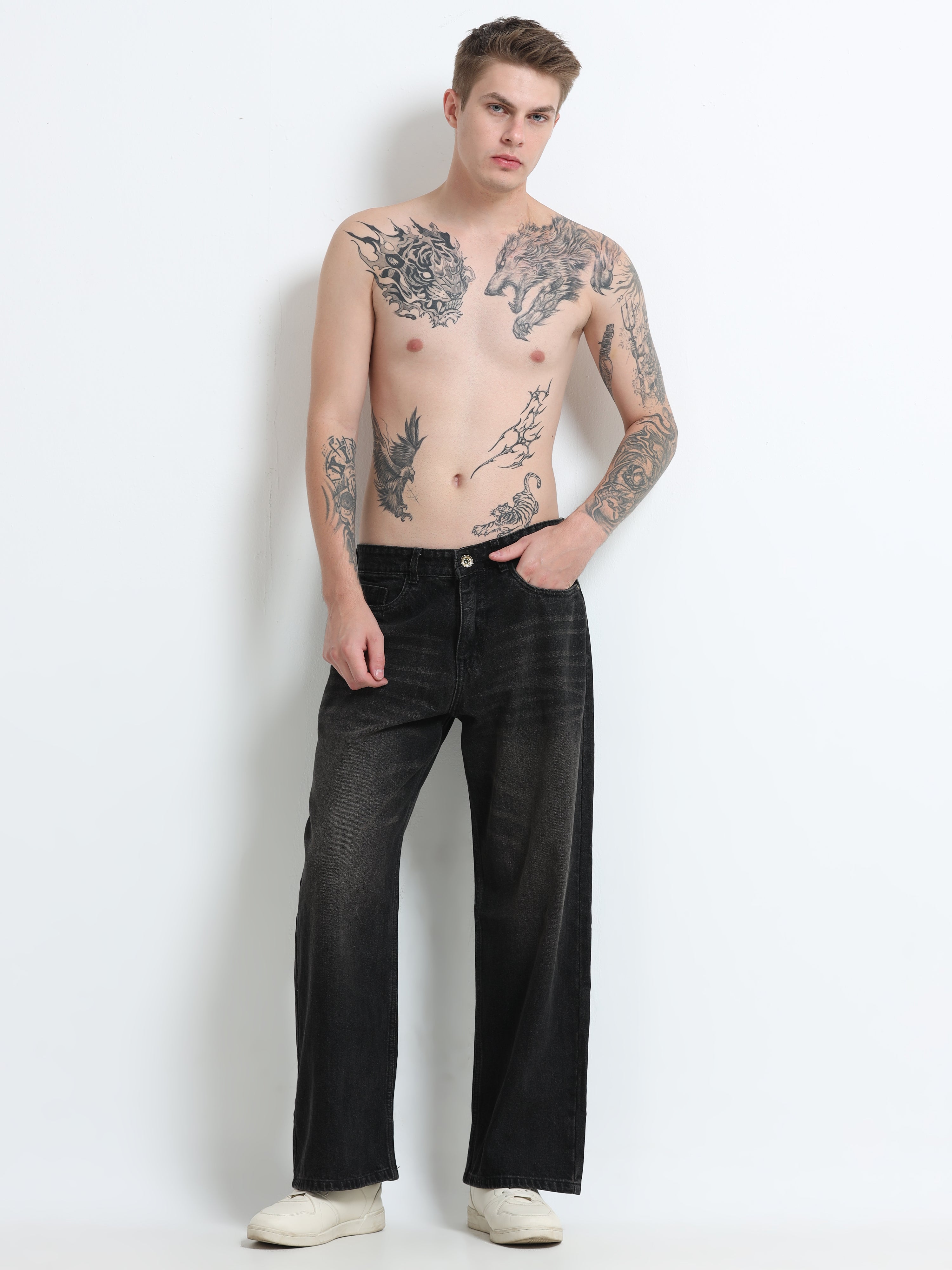 Midnight Static Loose Fit