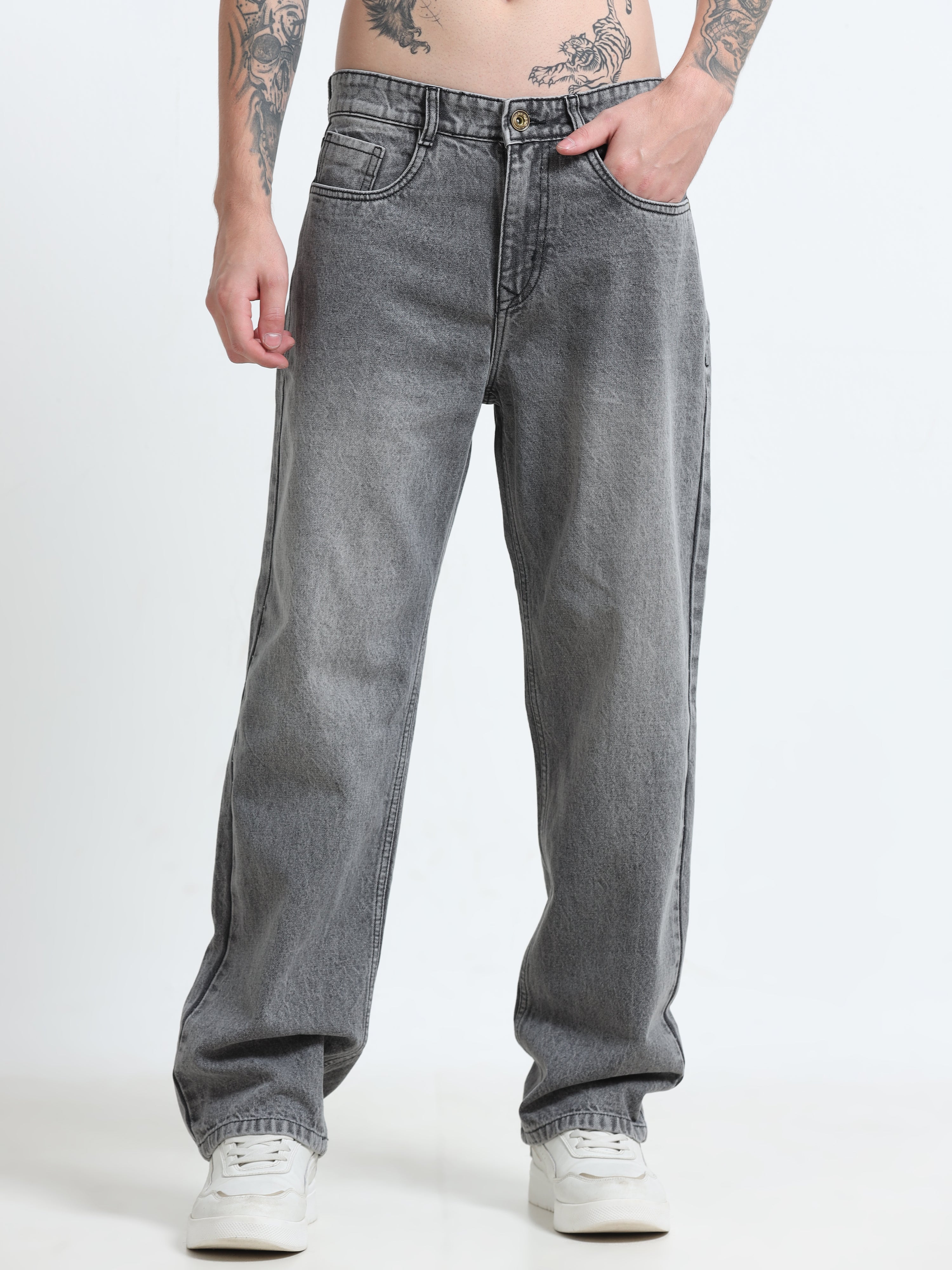 The Static Wide Leg Industrial Denim