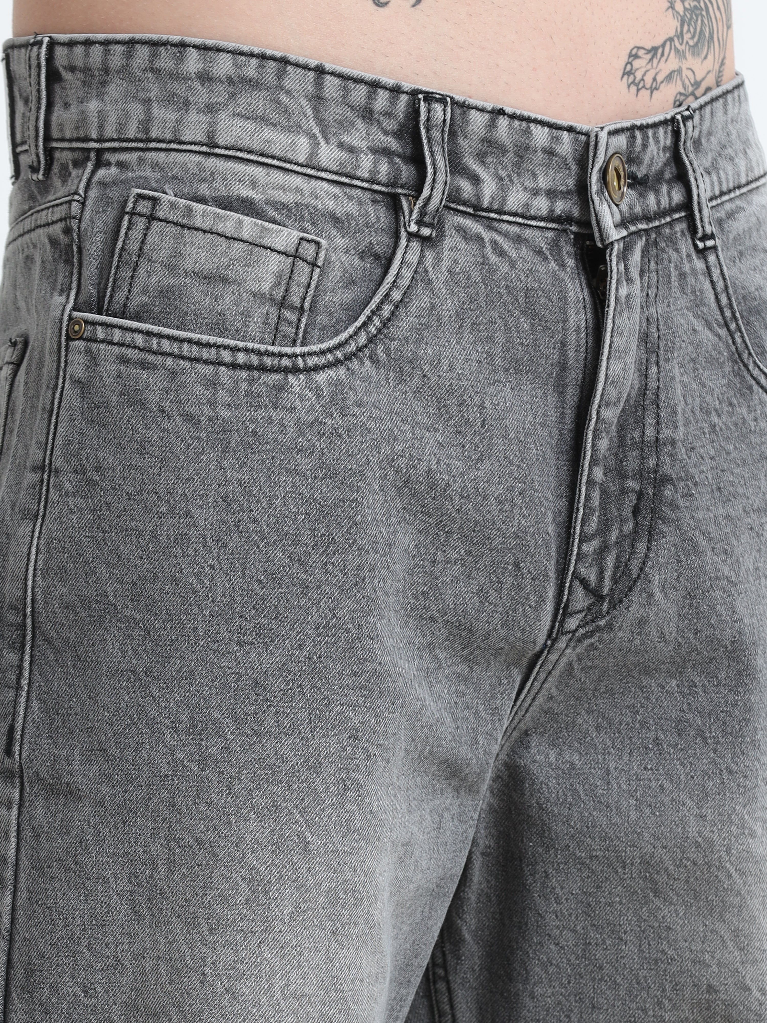 The Static Wide Leg Industrial Denim