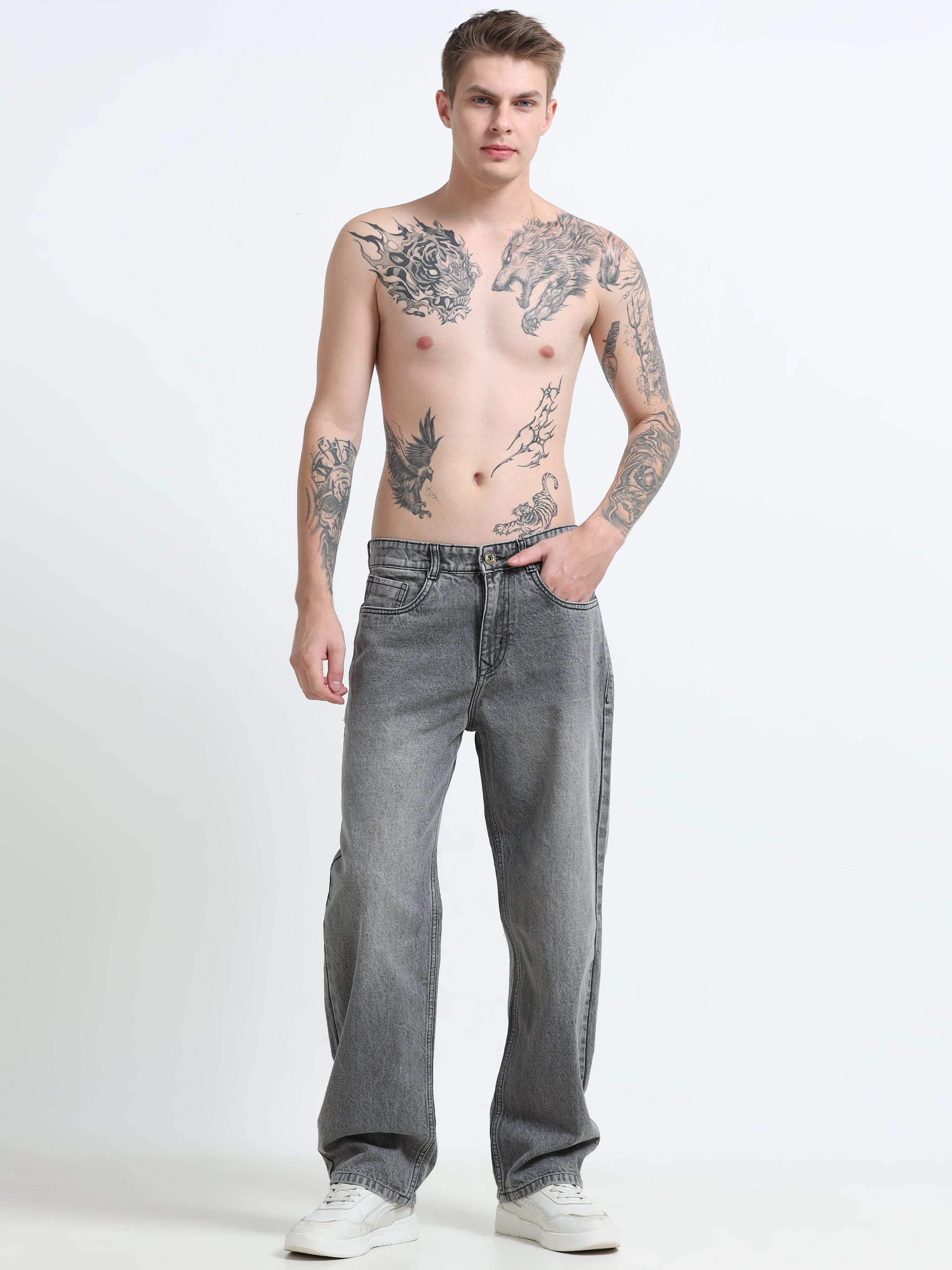 The Static Wide Leg Industrial Denim
