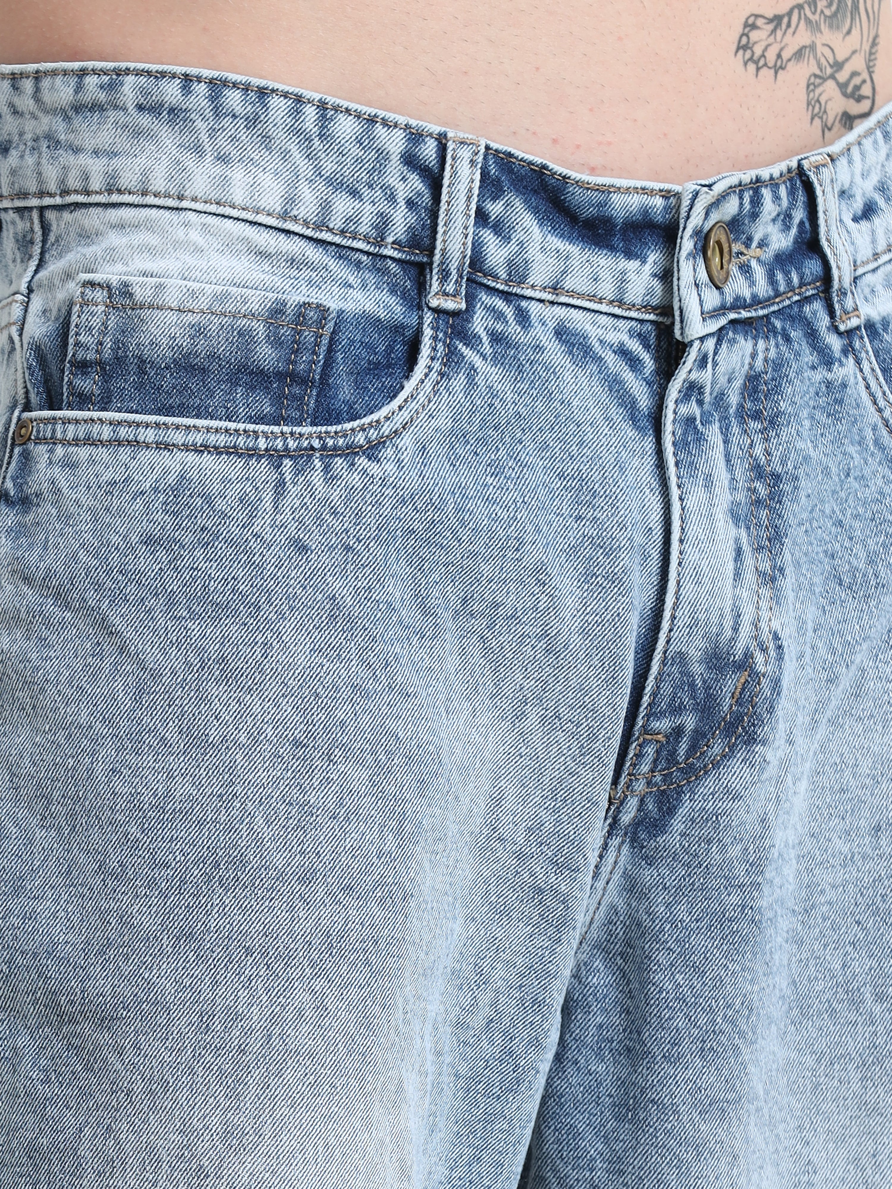 Static Blue Loose Fit