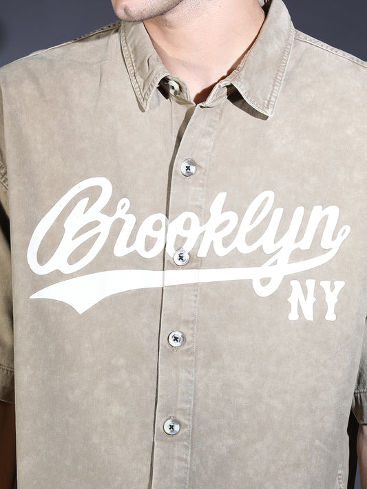 RELAXED FIT PRINT MUD