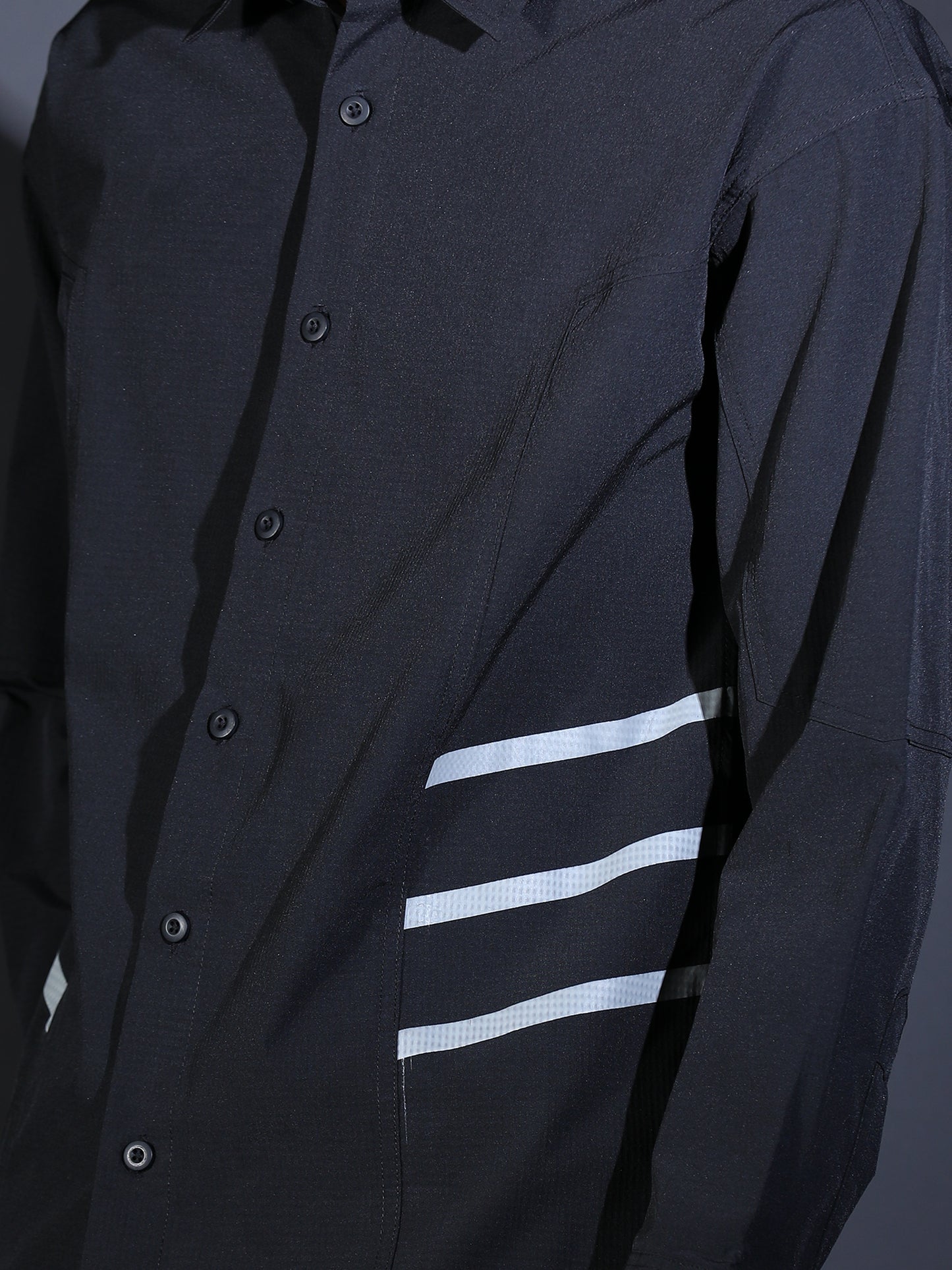 IMP PLAIM BACK PRINTED LINES BLACK