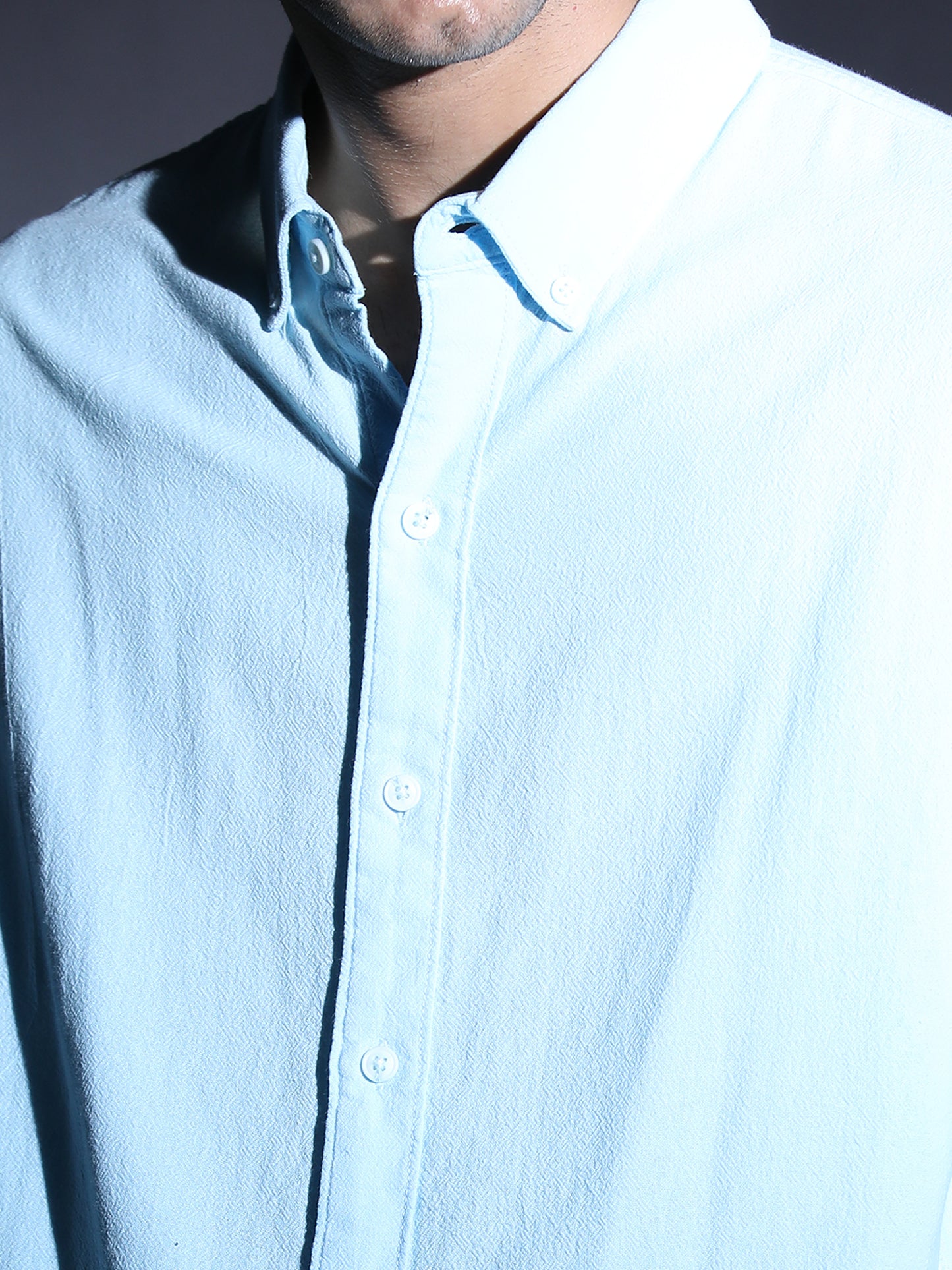 REGULAR FIT PLAIN SHIRT GREEN