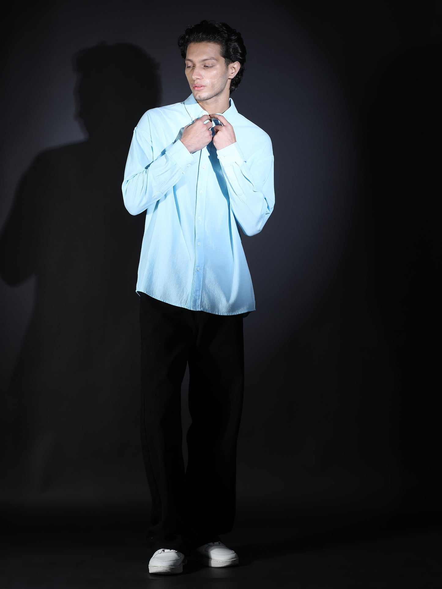 REGULAR FIT PLAIN SHIRT GREEN