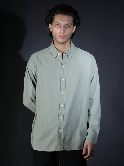 REGULAR FIT PLAIN SHIRT ICE UE