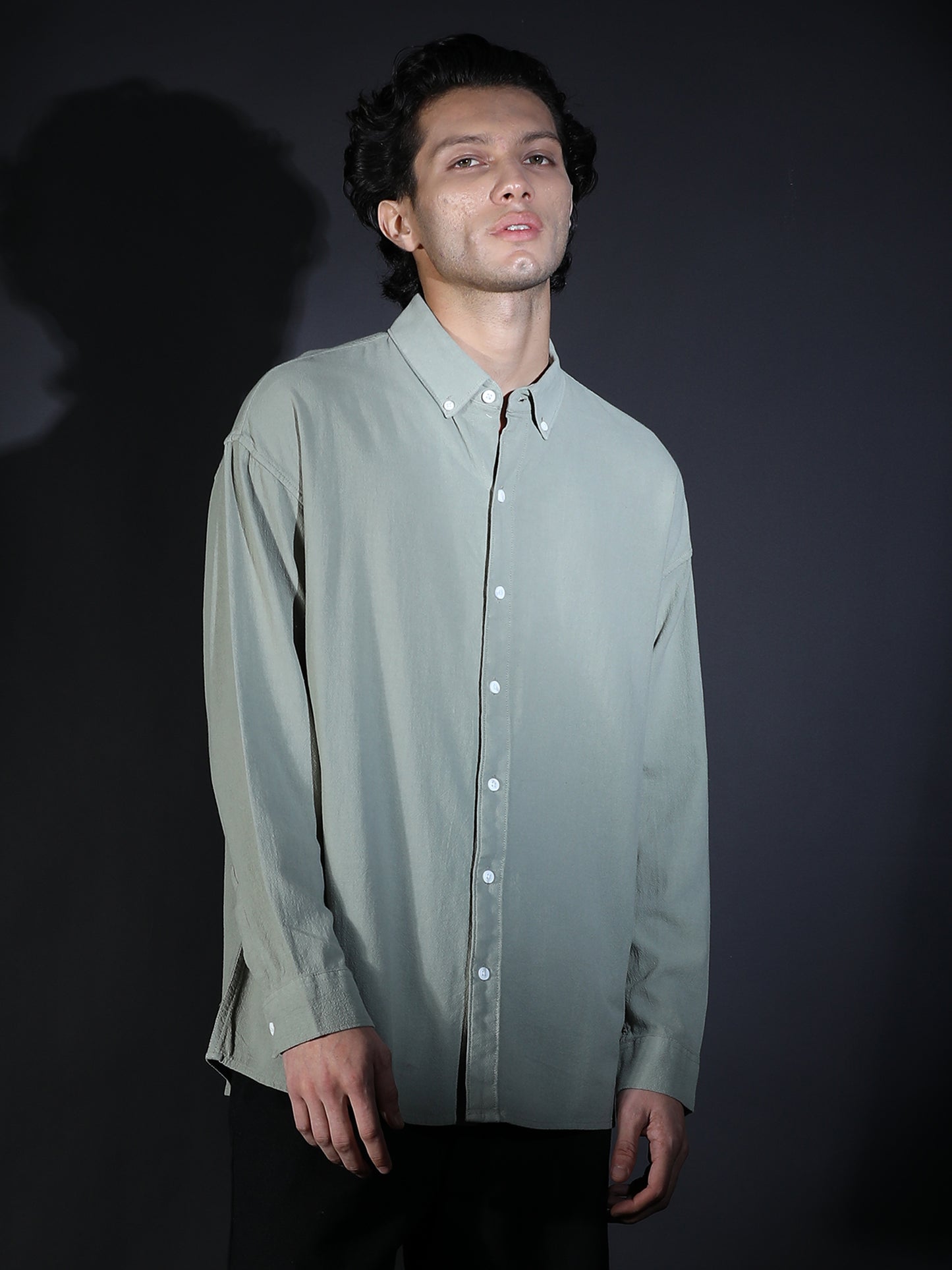 REGULAR FIT PLAIN SHIRT ICE UE