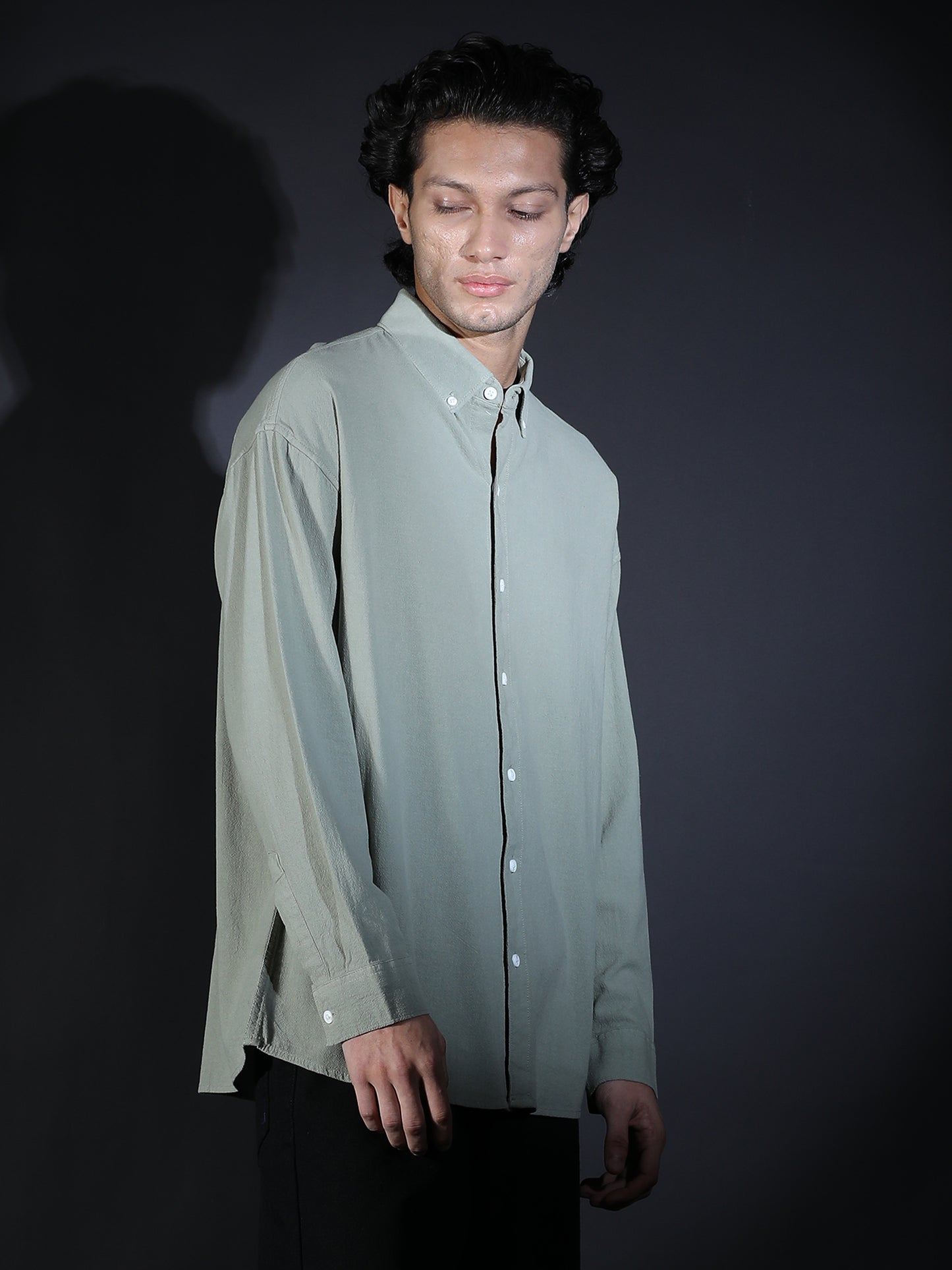 REGULAR FIT PLAIN SHIRT ICE UE