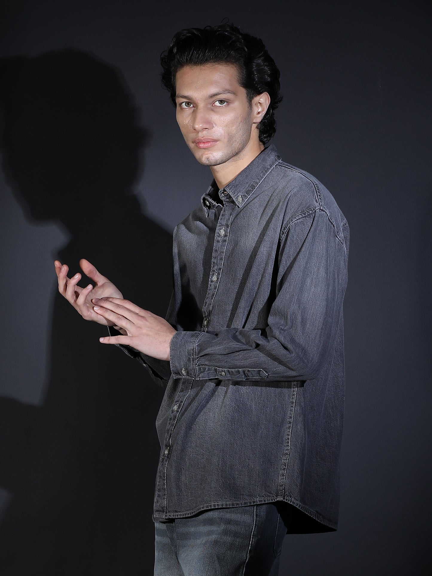 WITHOUT POCKET DENIM BLACK