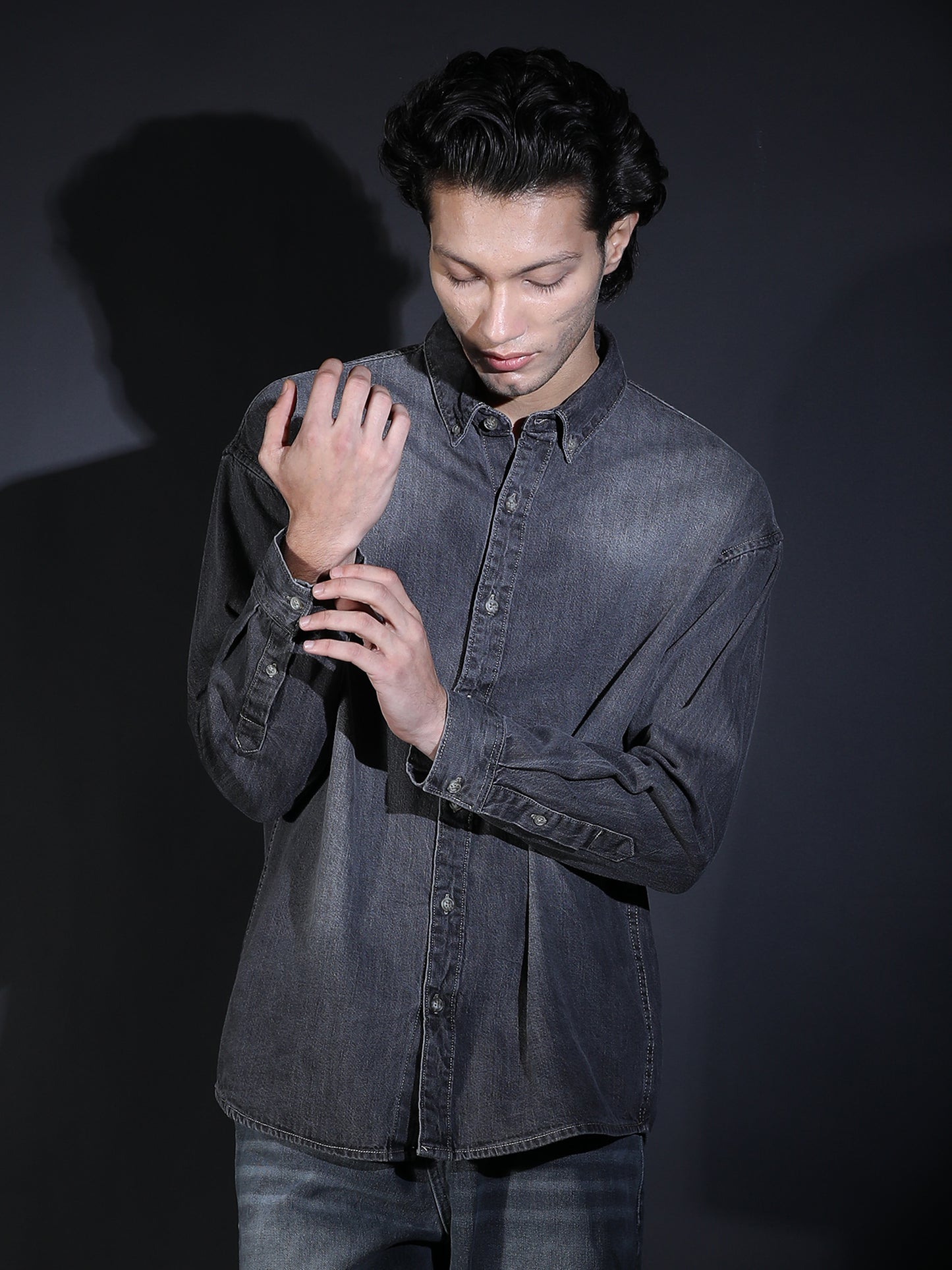 WITHOUT POCKET DENIM BLACK