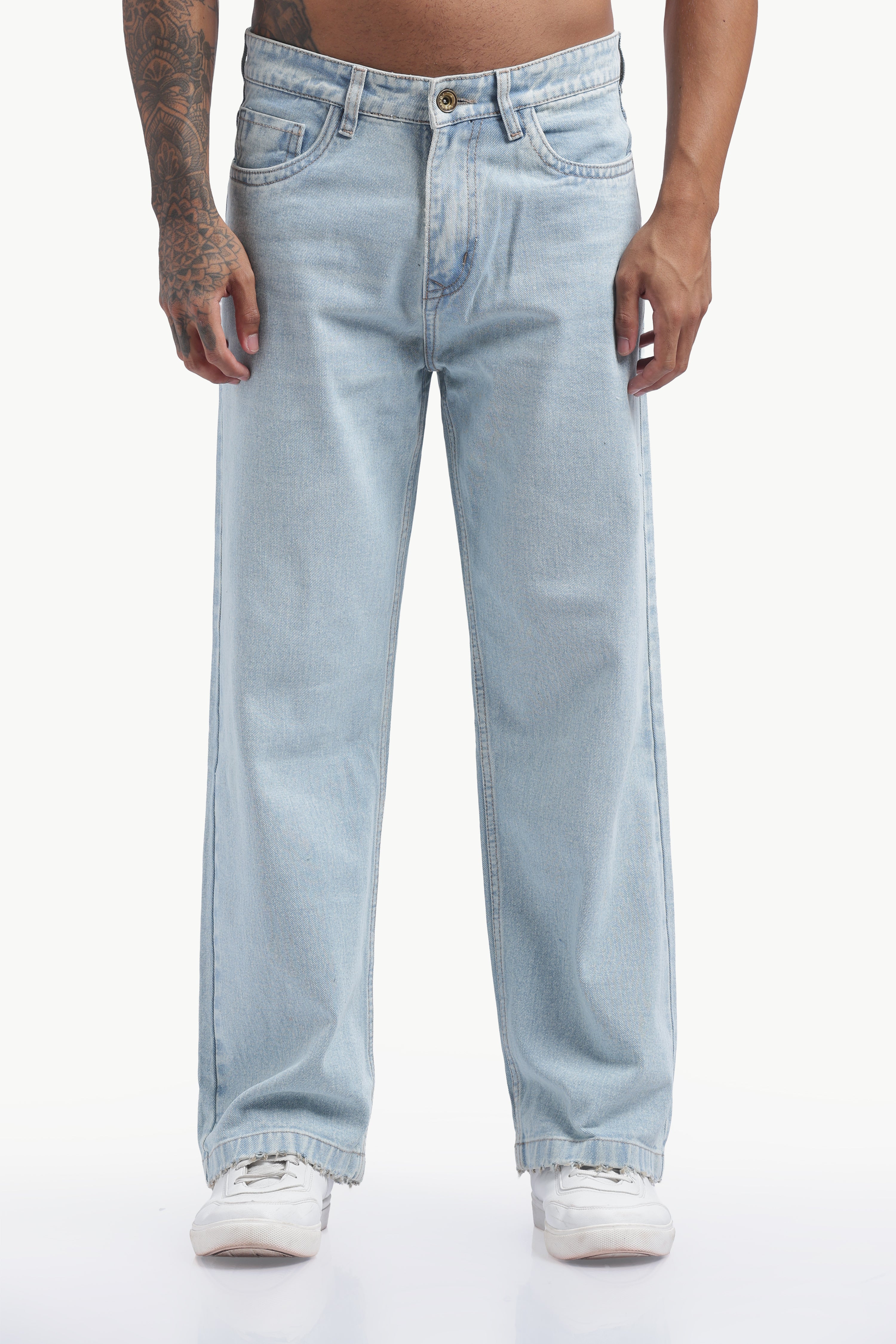 Sky Fade Baggy Jeans