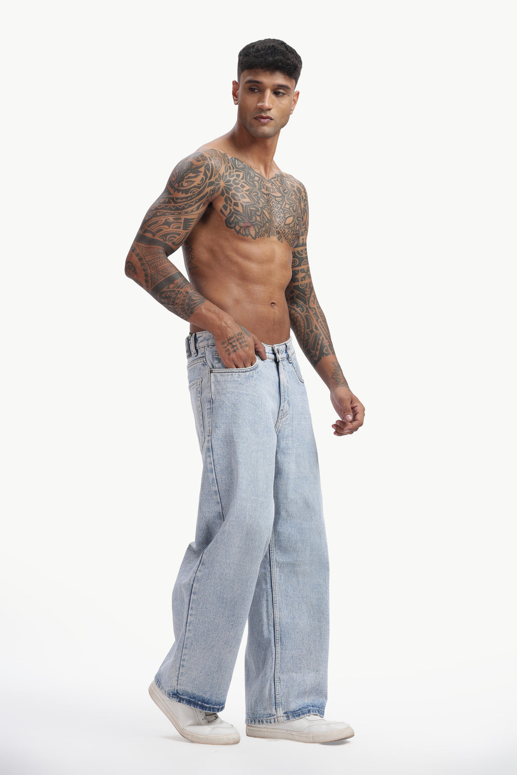 Blue Mirage Wide Leg