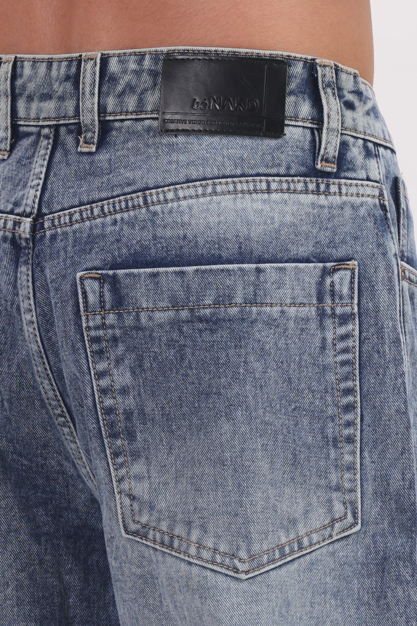 Mens denim pant baggy fit 2