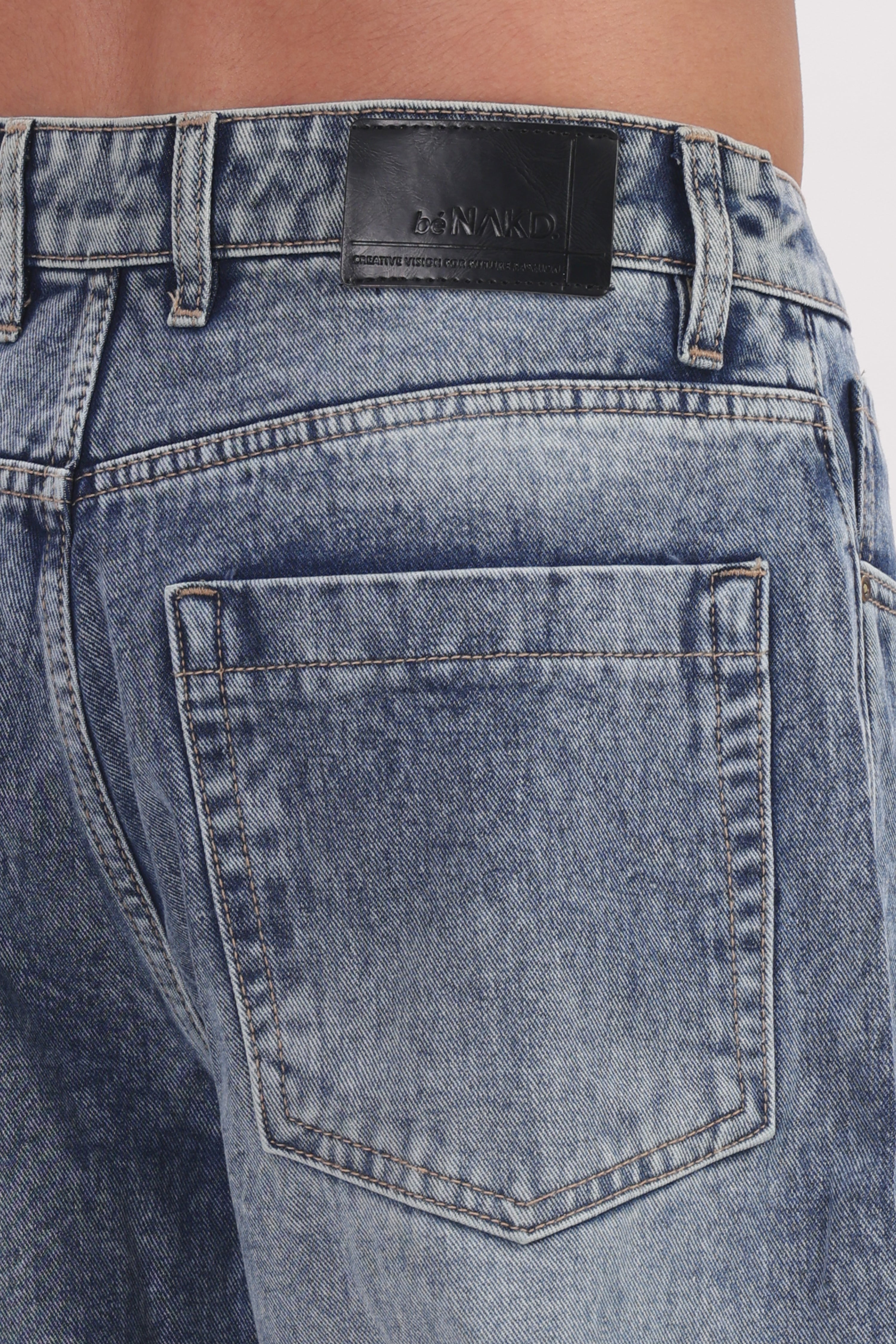 Baggy Blue Jean The Vintage Fade