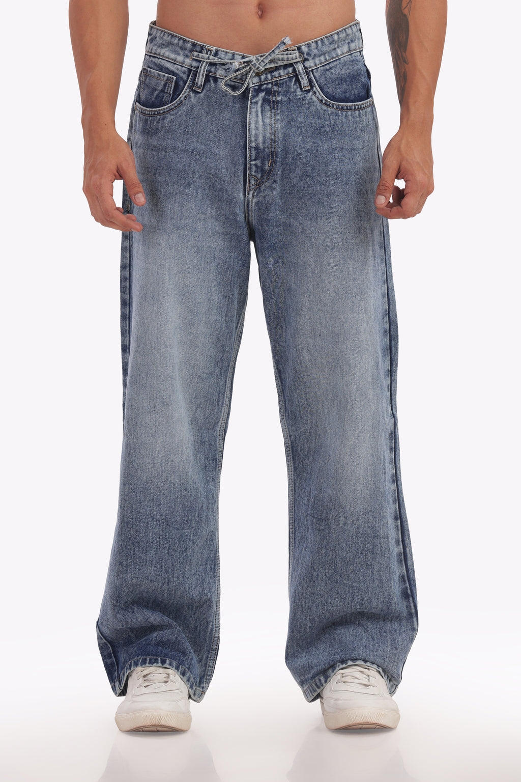 Baggy Blue Jean The Vintage Fade