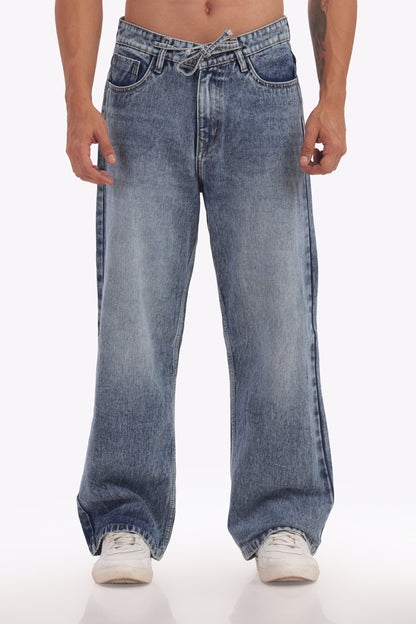 Mens denim pant baggy fit 2