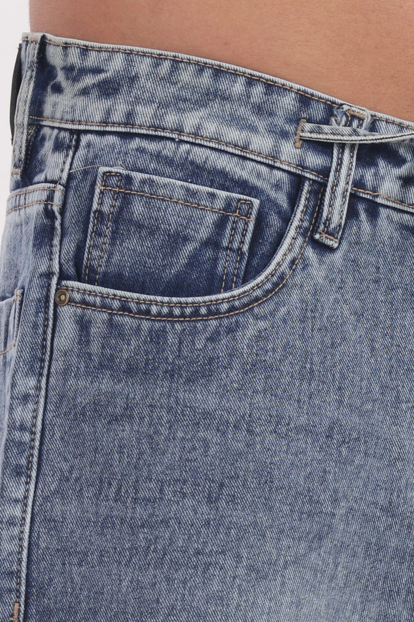 Mens denim pant baggy fit 2