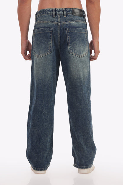 Mens denim pant baggy fit 1