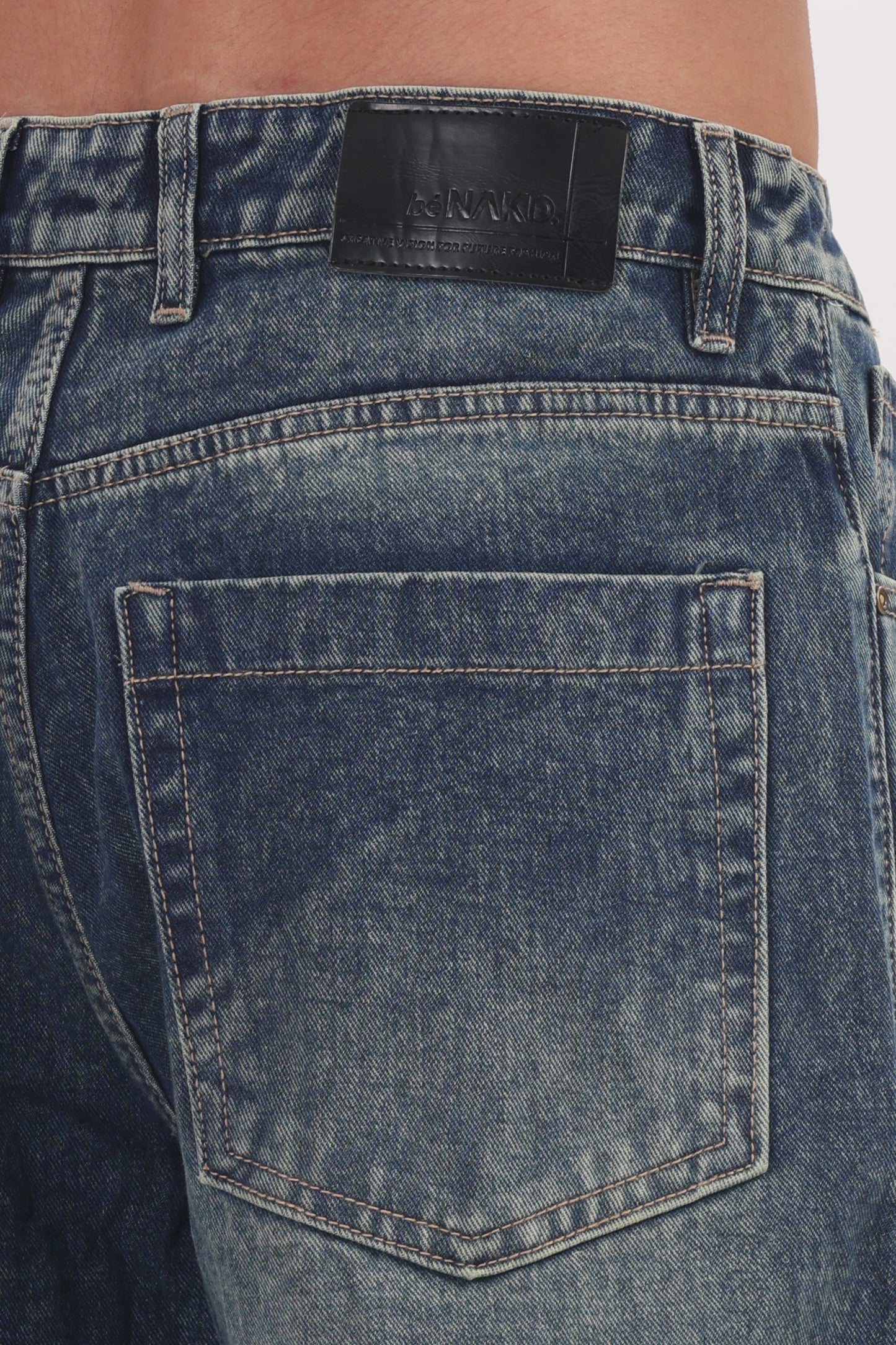 Mens denim pant baggy fit 1