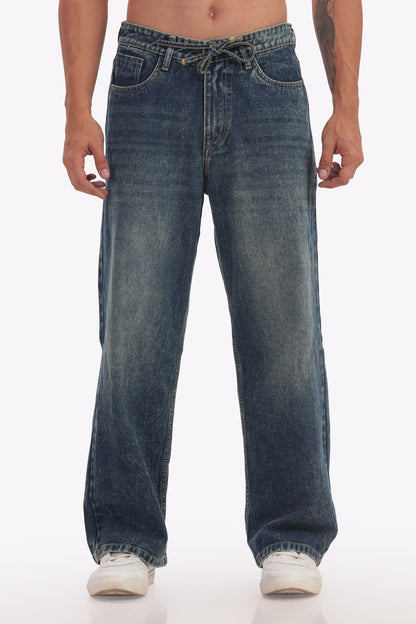 Mens denim pant baggy fit 1