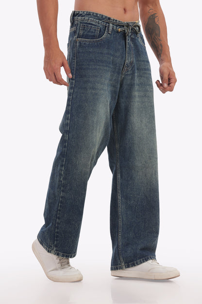 Mens denim pant baggy fit 1