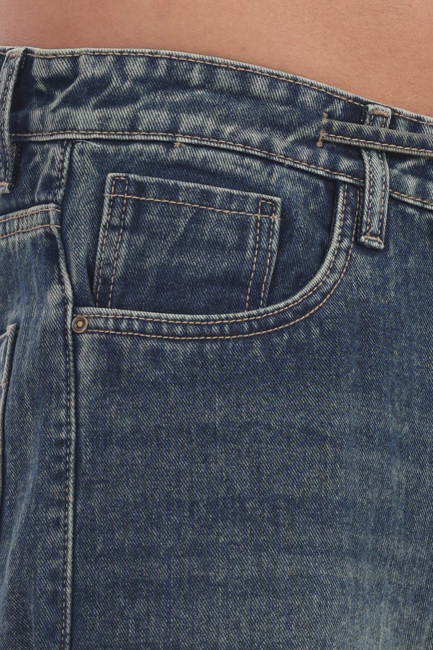 Mens denim pant baggy fit 1