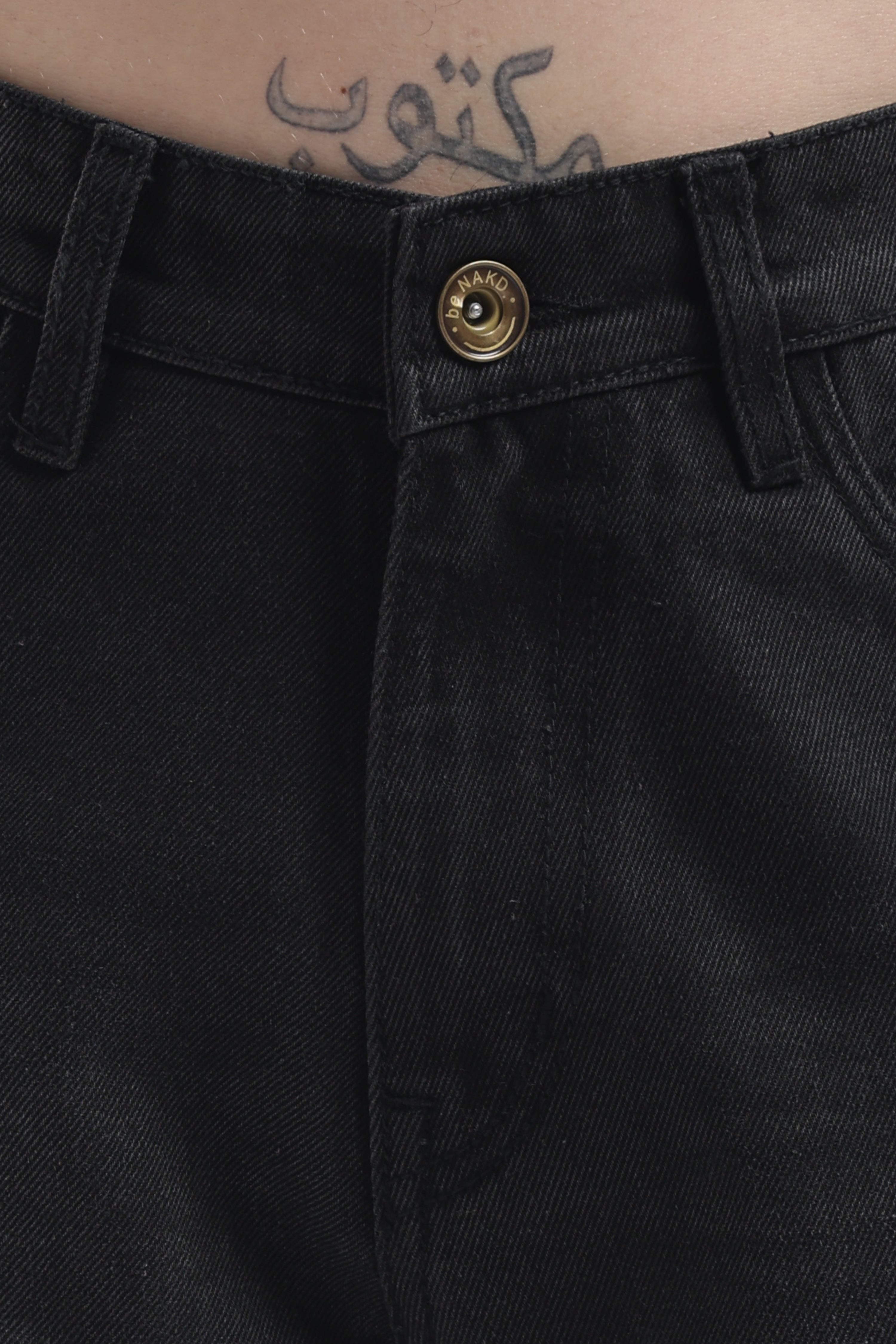 The Charcoal Slit Baggy (Washed Black)