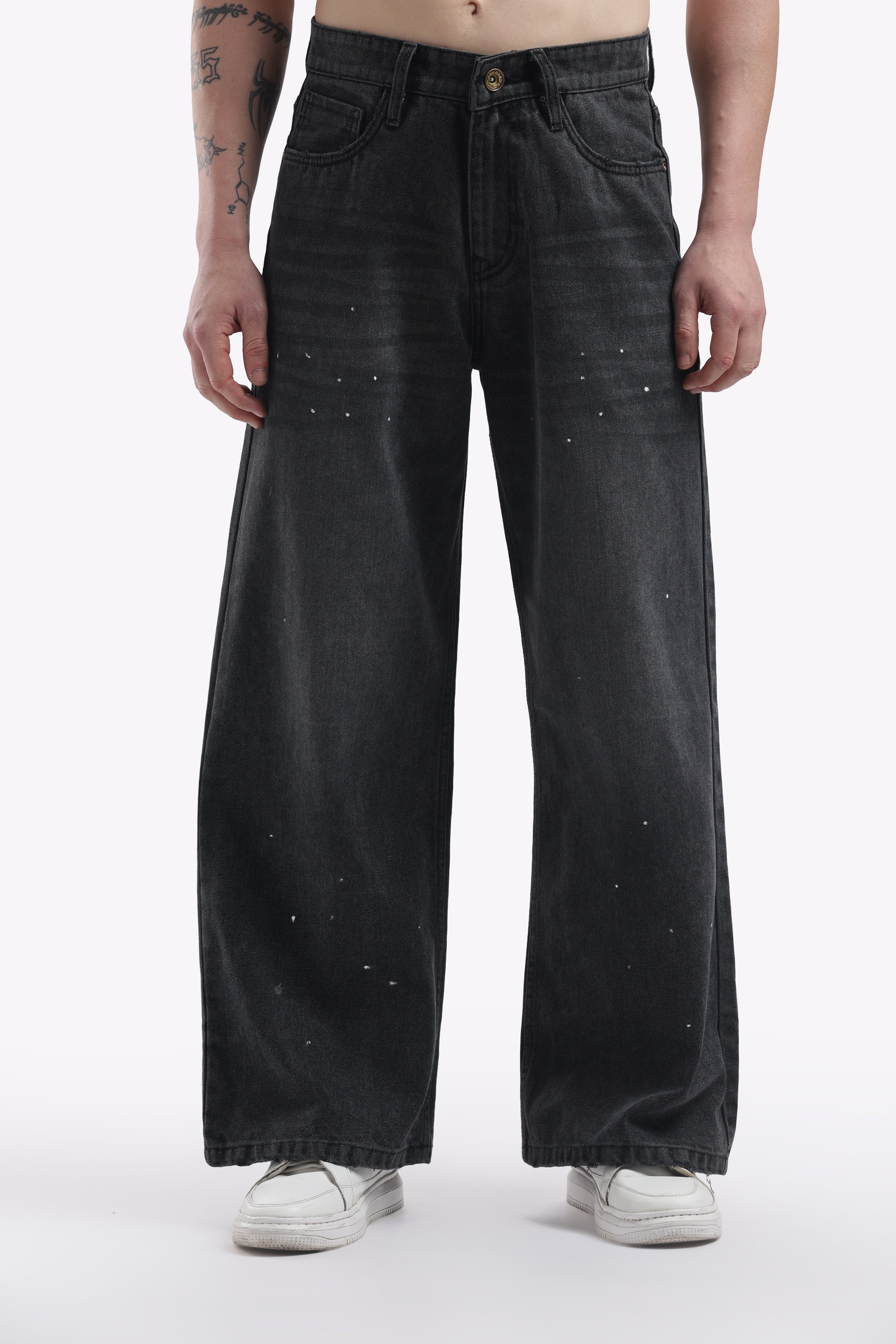 The Cosmic Charcoal Splatter Baggy