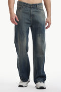 Faded Indigo Loose Fit Jeans