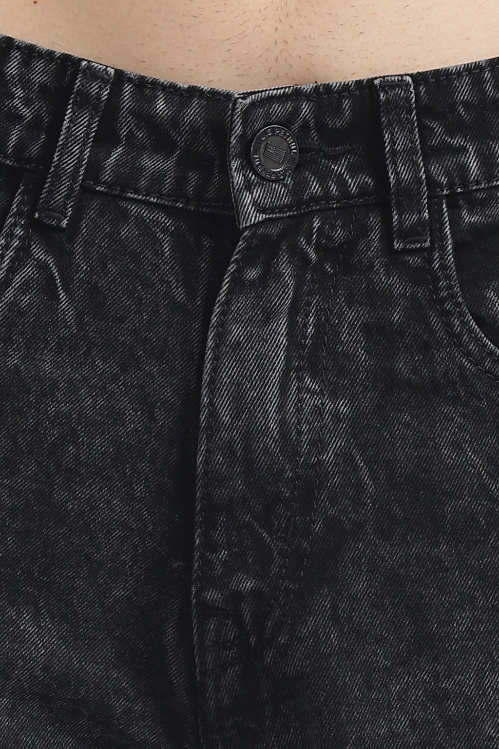 Noir Fade Relaxed Wide Jeans
