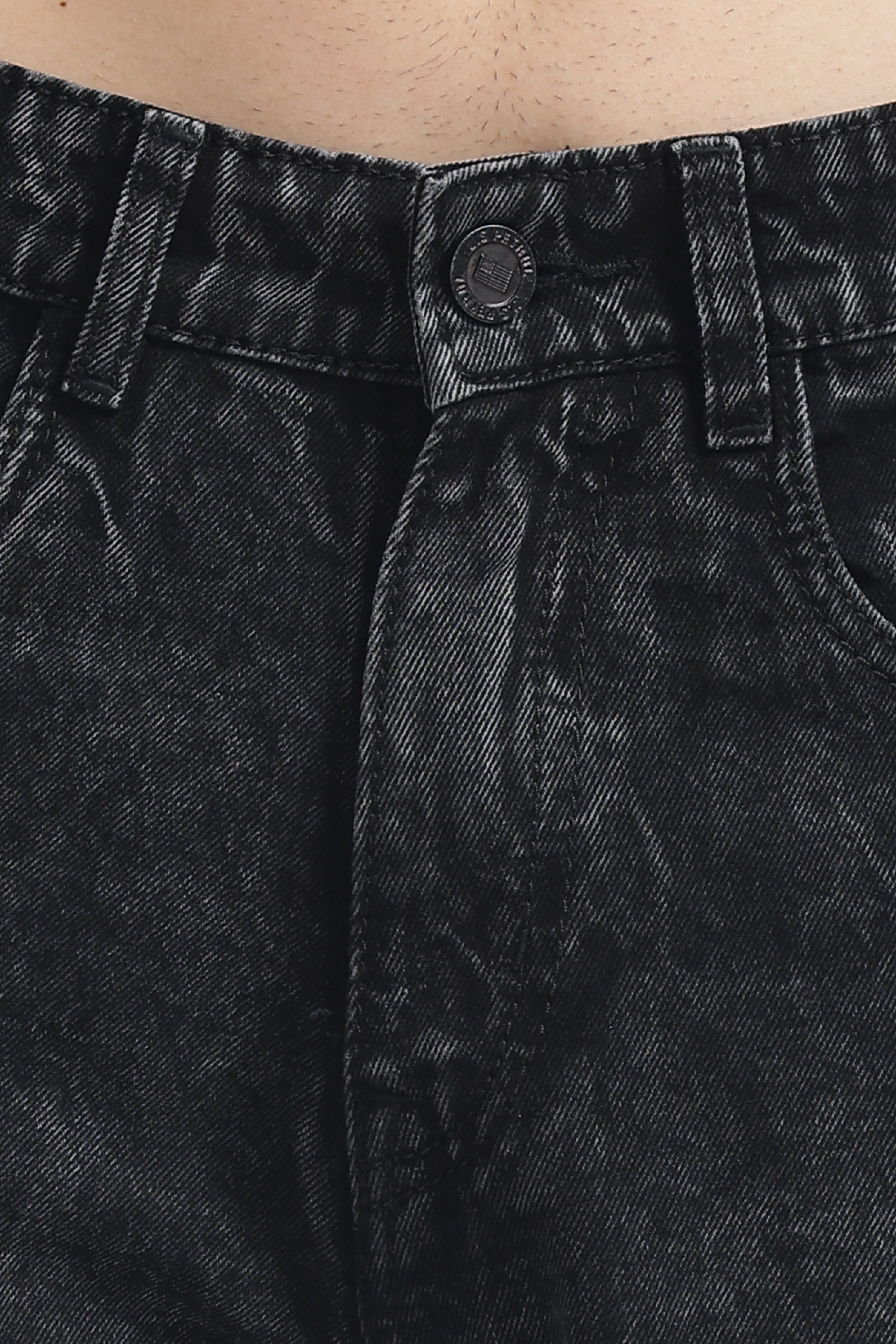 Noir Fade Relaxed Wide Jeans